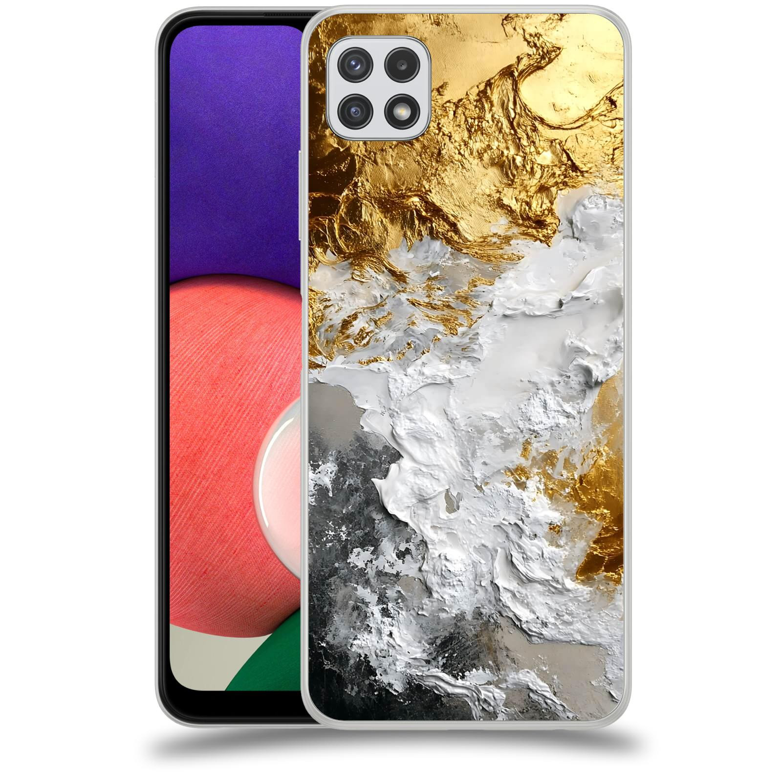 ACOVER Kryt na mobil Samsung Galaxy A22 A225F - Liquid Gold VI