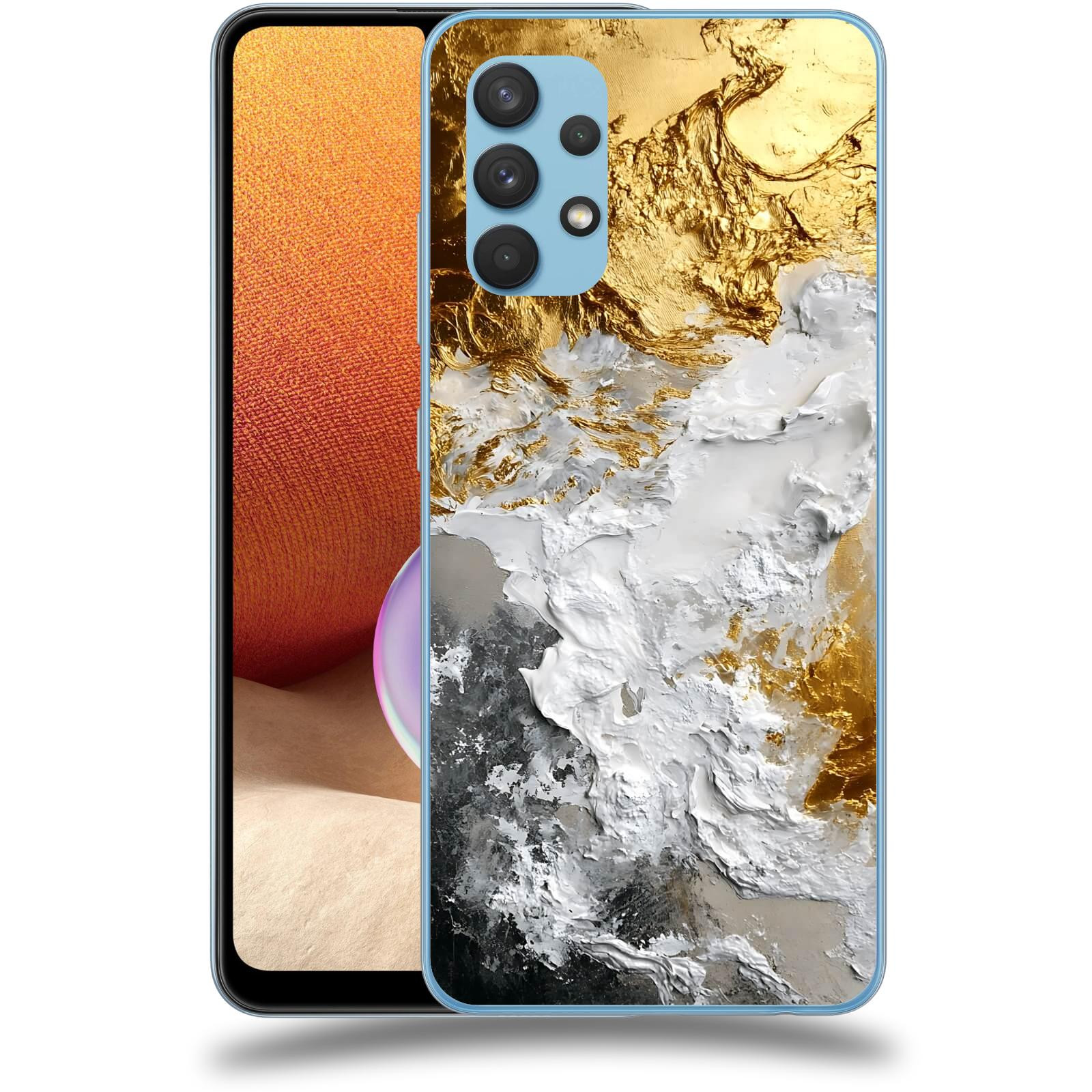 ACOVER Kryt na mobil Samsung Galaxy A32 4G SM-A325F - Liquid Gold VI