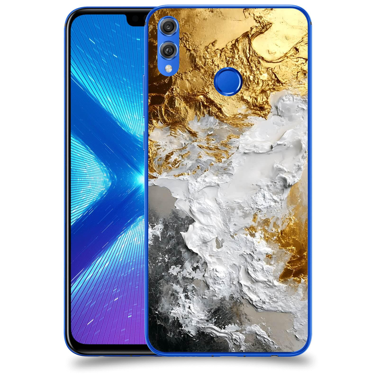 ACOVER Kryt na mobil Honor 8X - Liquid Gold VI