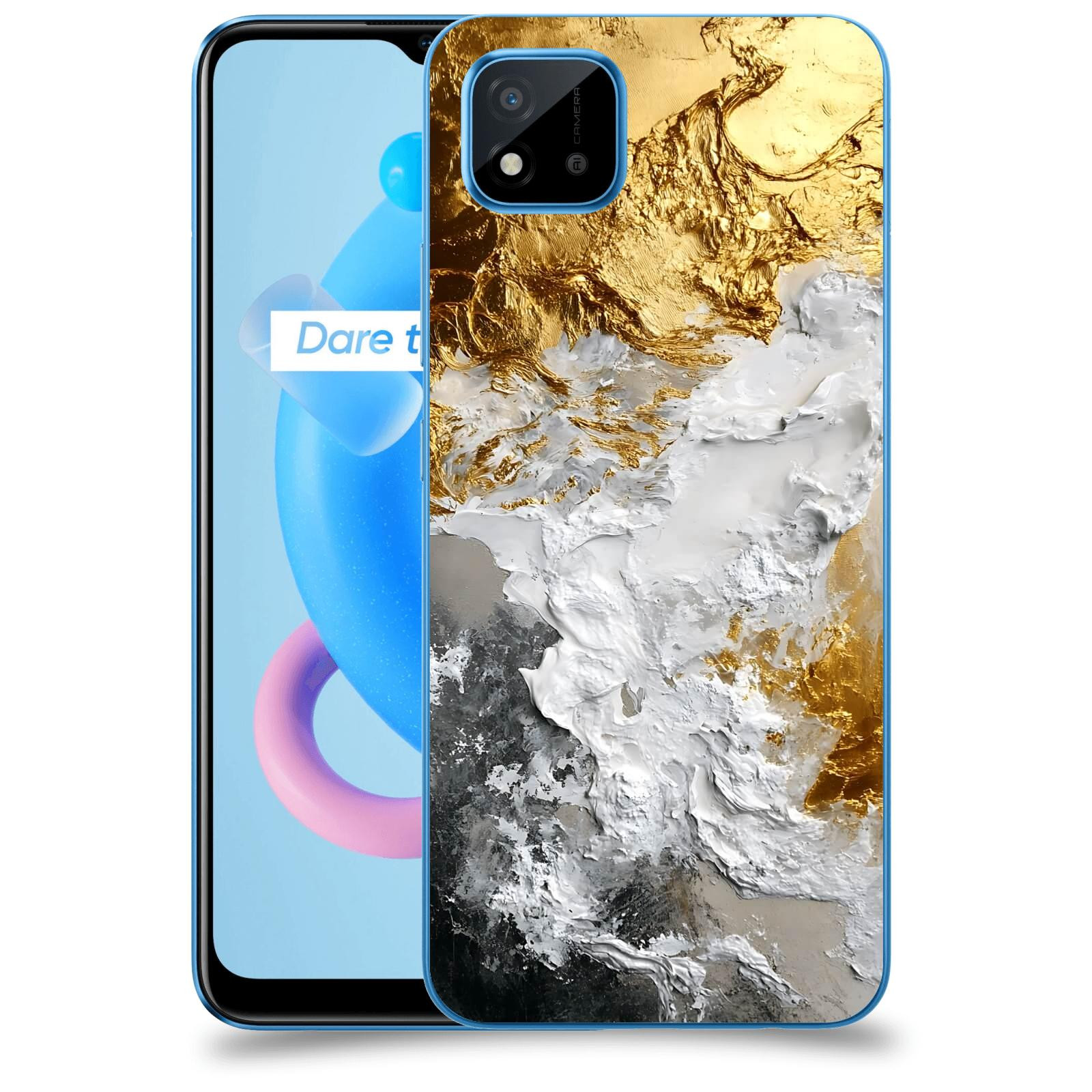 ACOVER Kryt na mobil Realme C11 (2021) - Liquid Gold VI