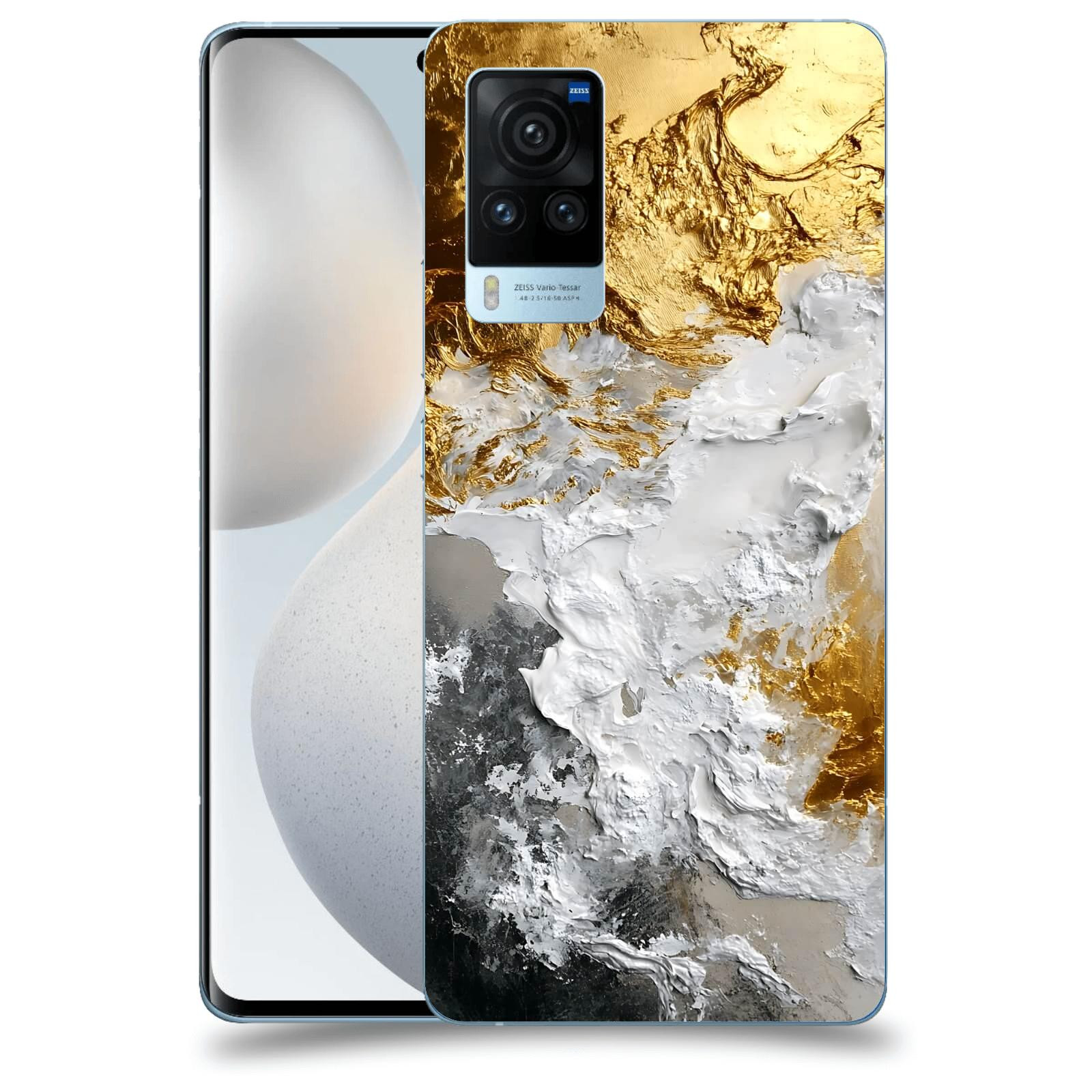ACOVER Kryt na mobil Vivo X60 Pro 5G - Liquid Gold VI