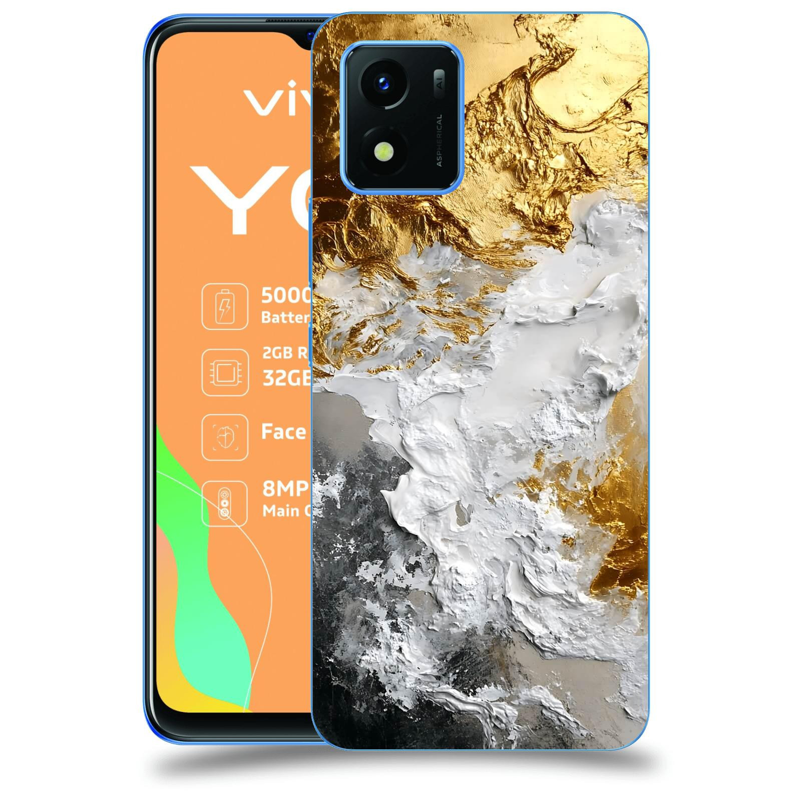 ACOVER Kryt na mobil Vivo Y01 - Liquid Gold VI