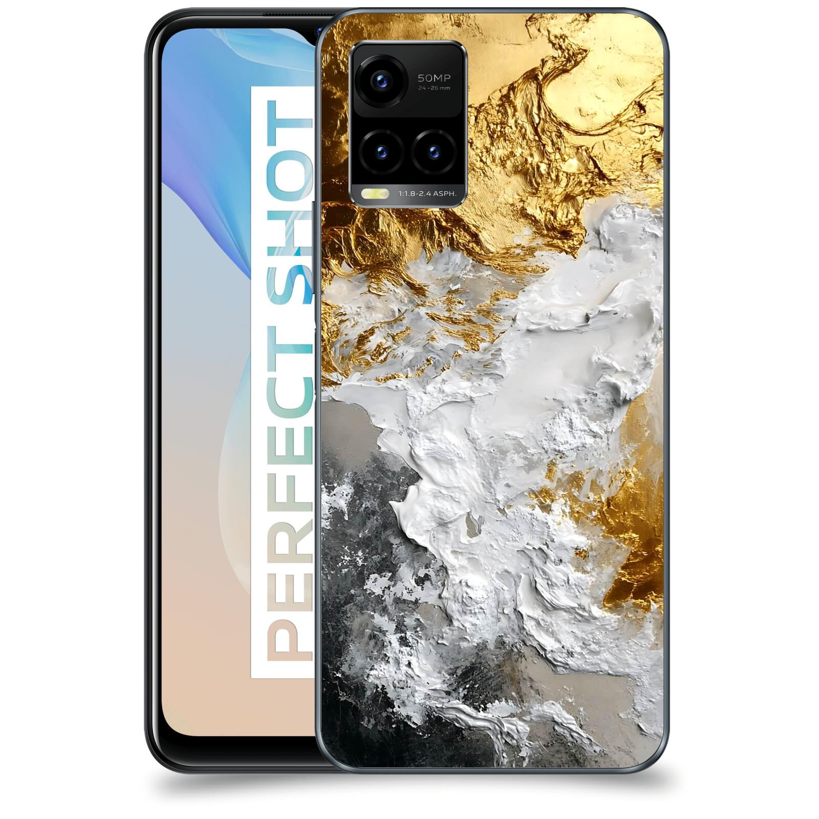 ACOVER Kryt na mobil Vivo Y33s - Liquid Gold VI