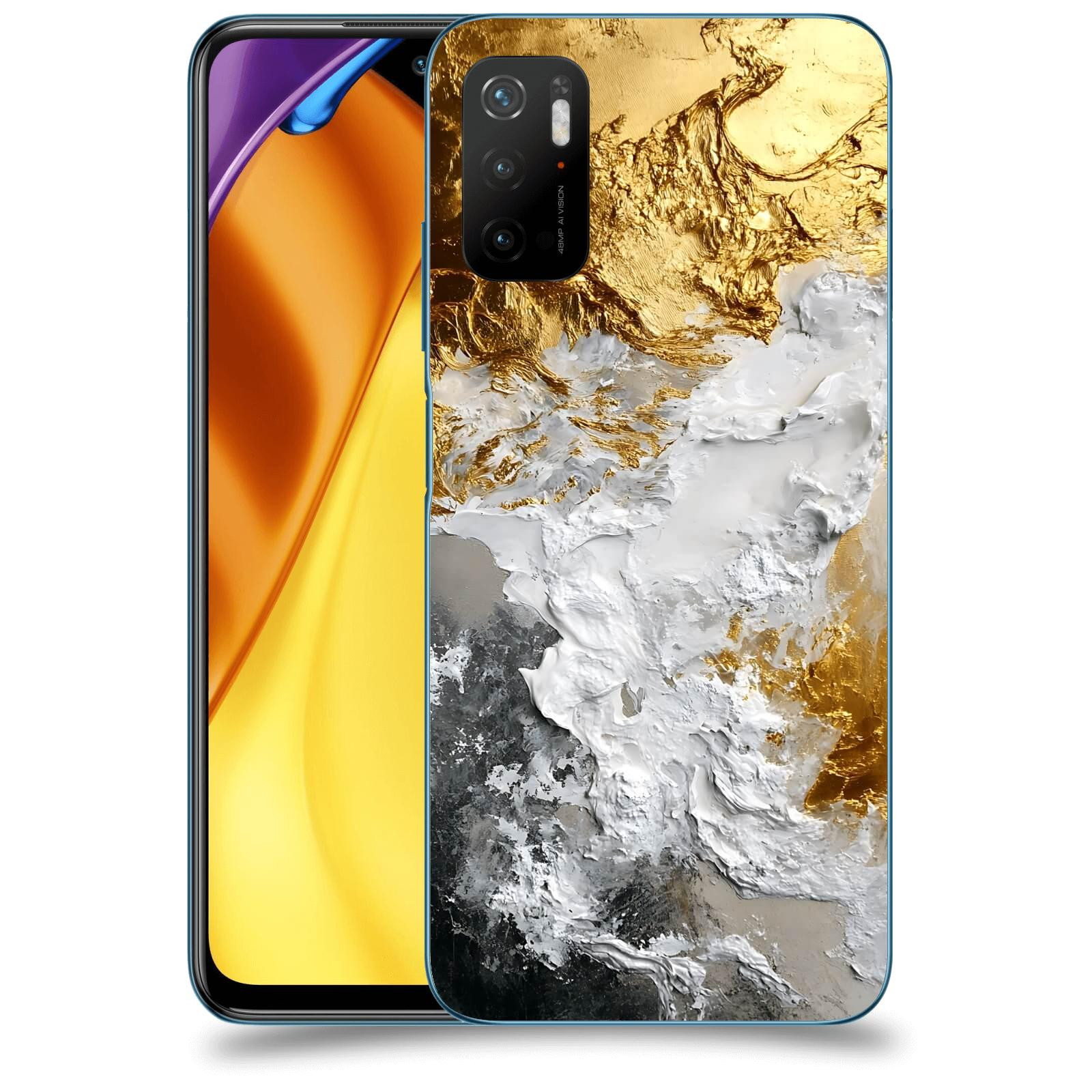 ACOVER Kryt na mobil Xiaomi Poco M3 Pro 5G - Liquid Gold VI