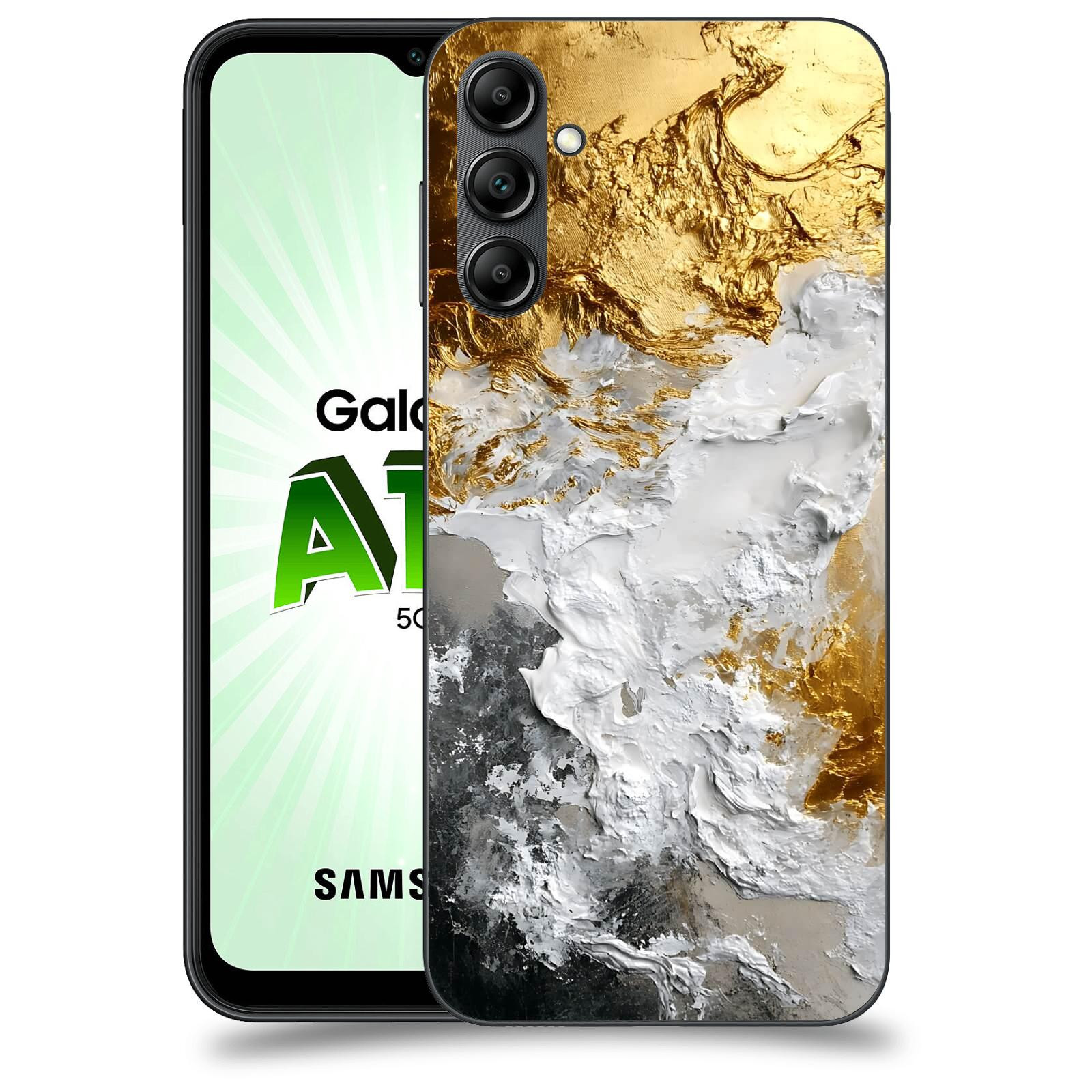 ACOVER Kryt na mobil Samsung Galaxy A14 5G - Liquid Gold VI