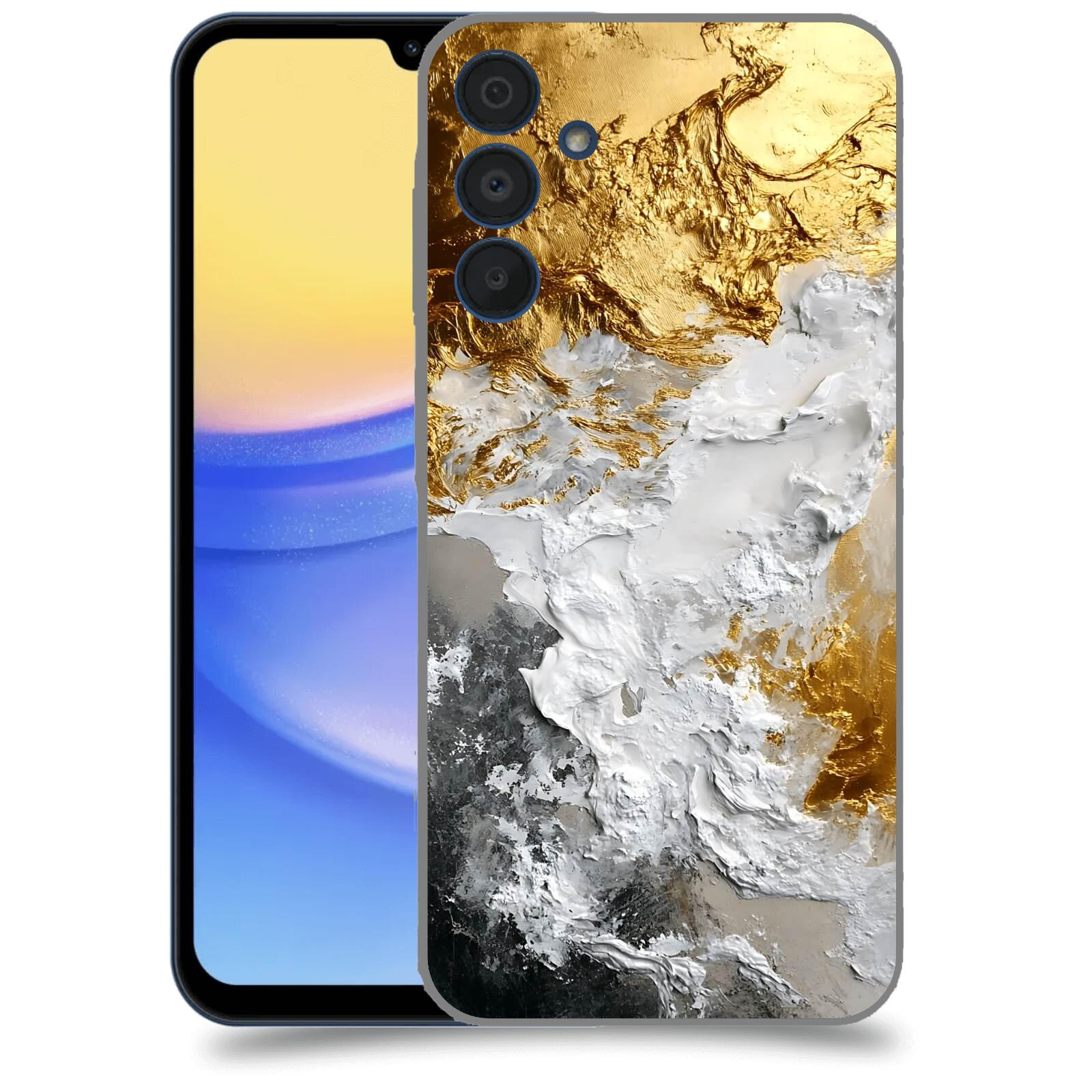 ACOVER Kryt na mobil Samsung Galaxy A15 5G - Liquid Gold VI