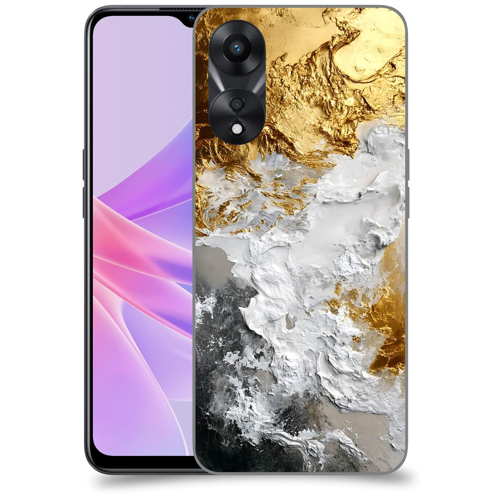 ACOVER Kryt na mobil OPPO A78 5G - Liquid Gold VI