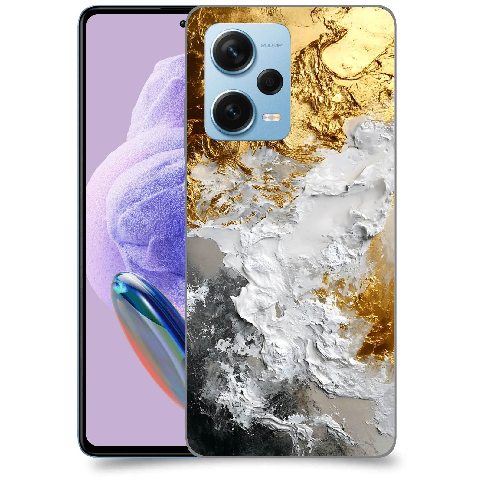 ACOVER Kryt na mobil Xiaomi Redmi Note 12 Pro+ 5G - Liquid Gold VI