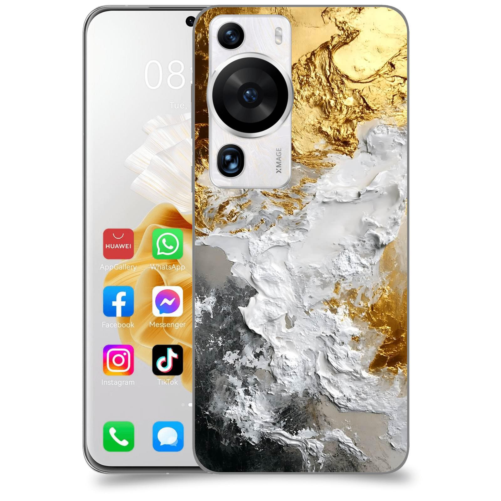 ACOVER Kryt na mobil Huawei P60 Pro - Liquid Gold VI