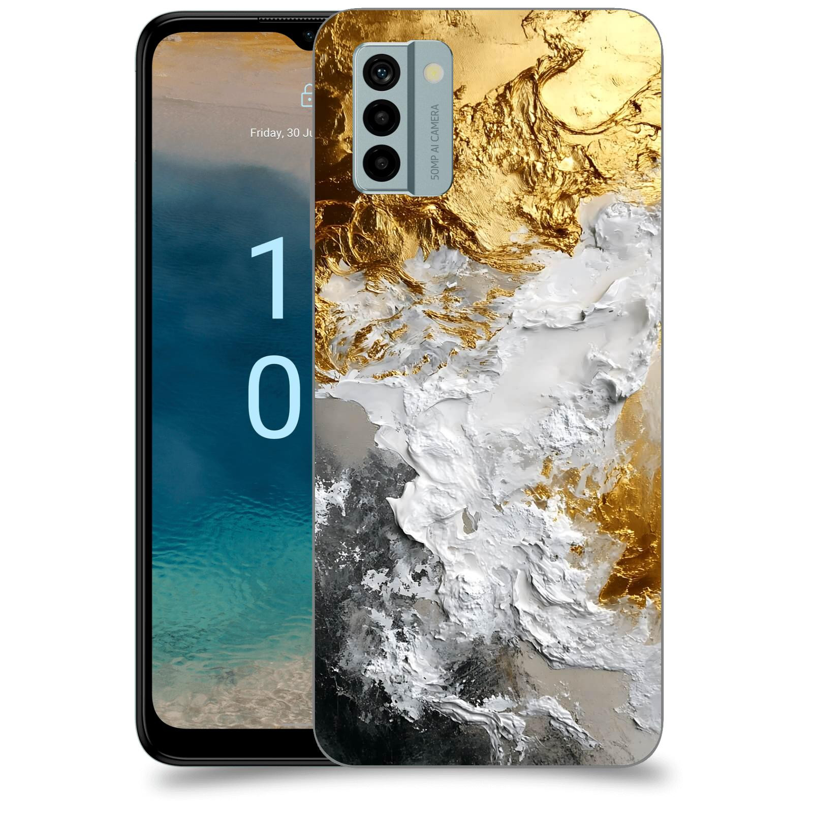 ACOVER Kryt na mobil Nokia G22 - Liquid Gold VI