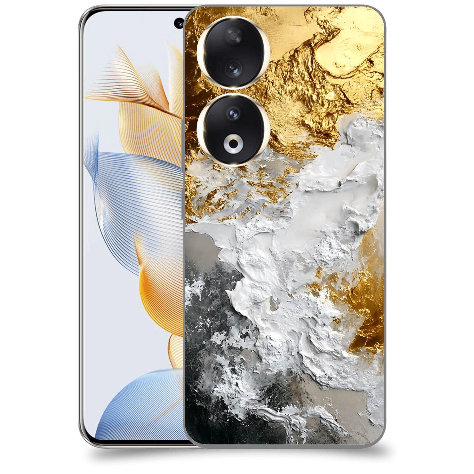 ACOVER Kryt na mobil Honor 90 - Liquid Gold VI