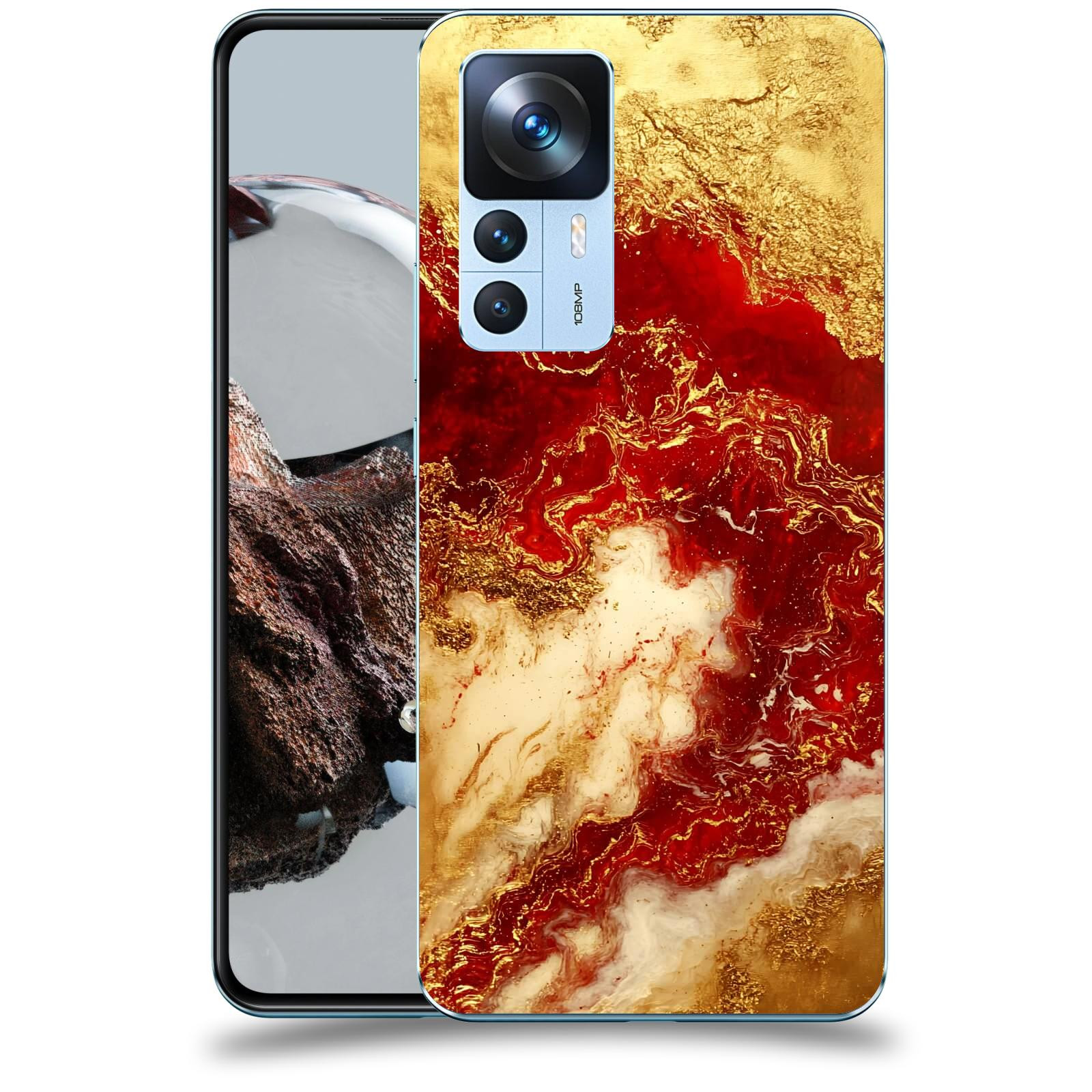 ACOVER Kryt na mobil Xiaomi 12T - Golden Blood I