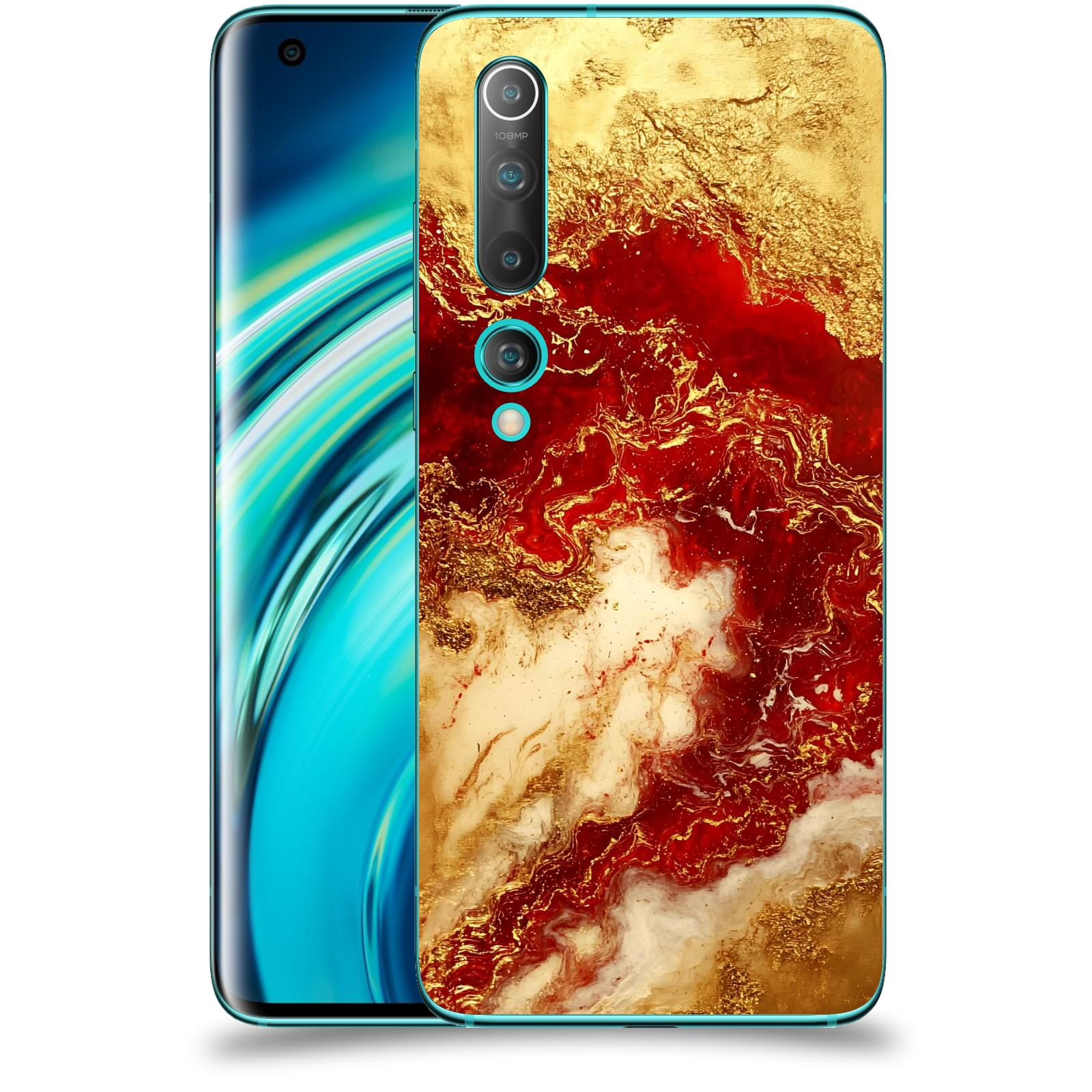 ACOVER Kryt na mobil Xiaomi Mi 10 - Golden Blood I