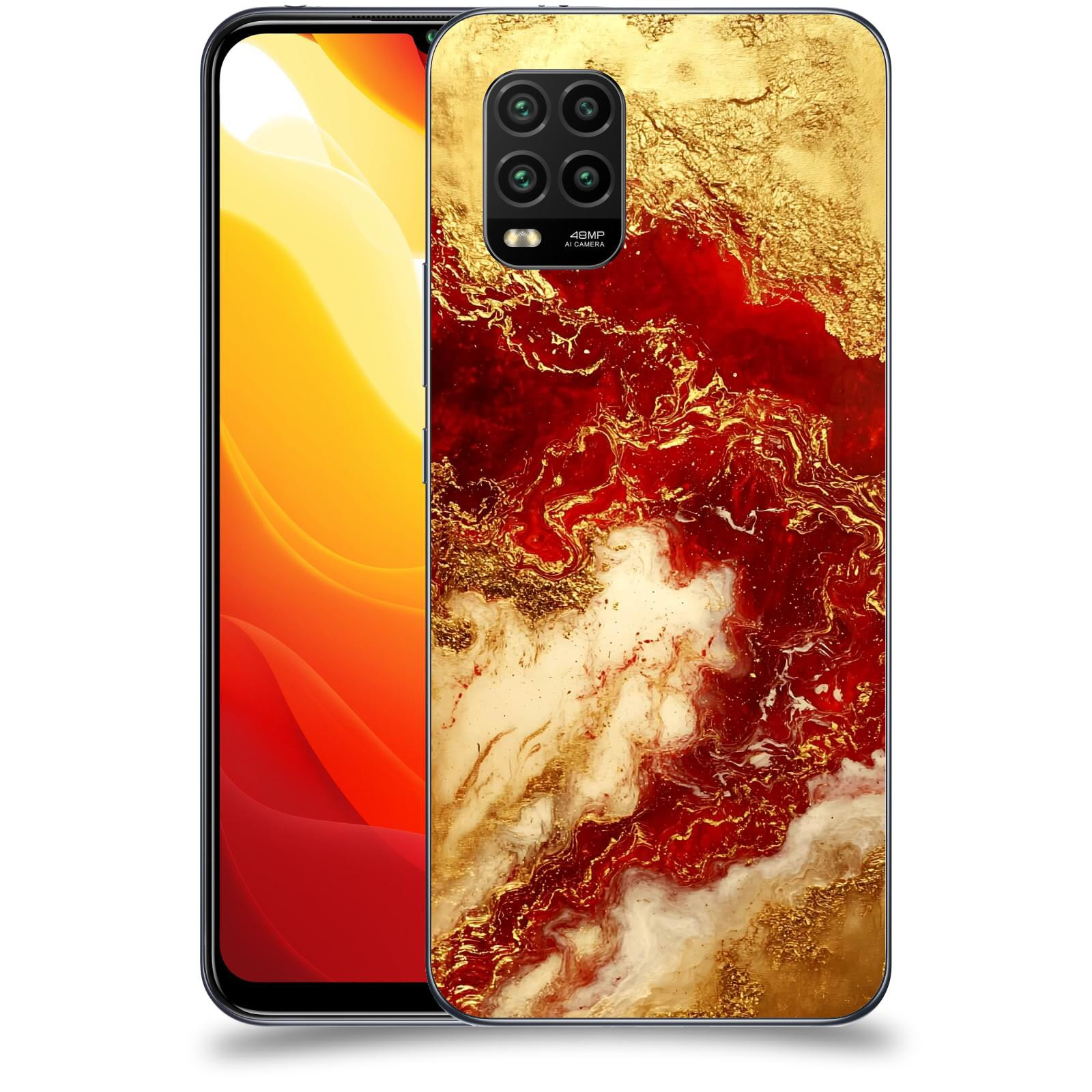 ACOVER Kryt na mobil Xiaomi Mi 10 Lite - Golden Blood I