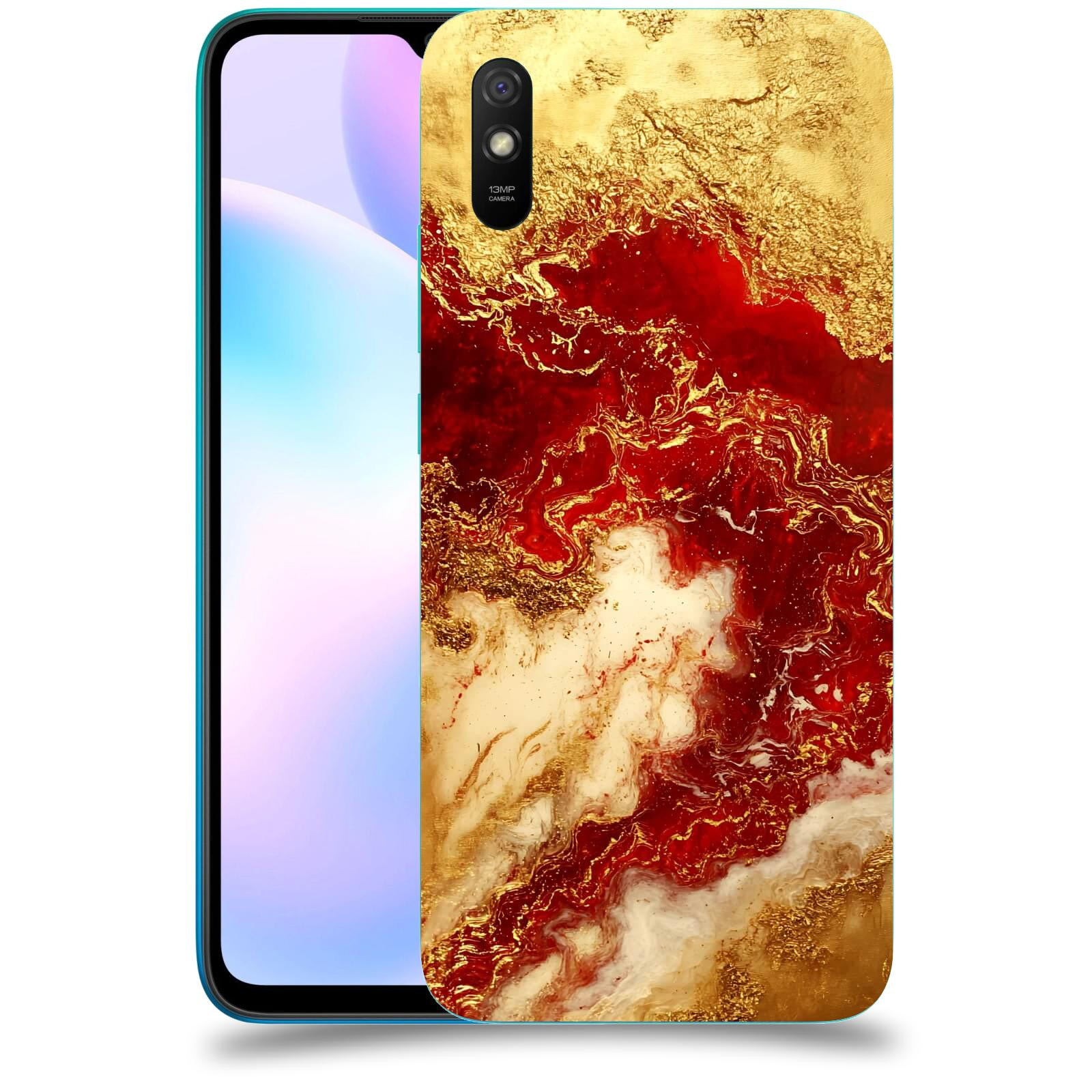 ACOVER Kryt na mobil Xiaomi Redmi 9AT - Golden Blood I