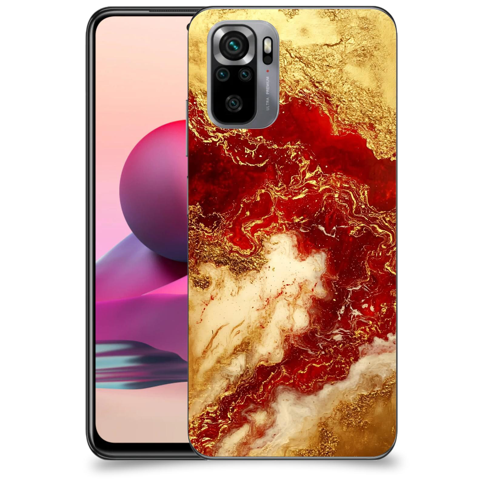 ACOVER Kryt na mobil Xiaomi Redmi Note 10S - Golden Blood I