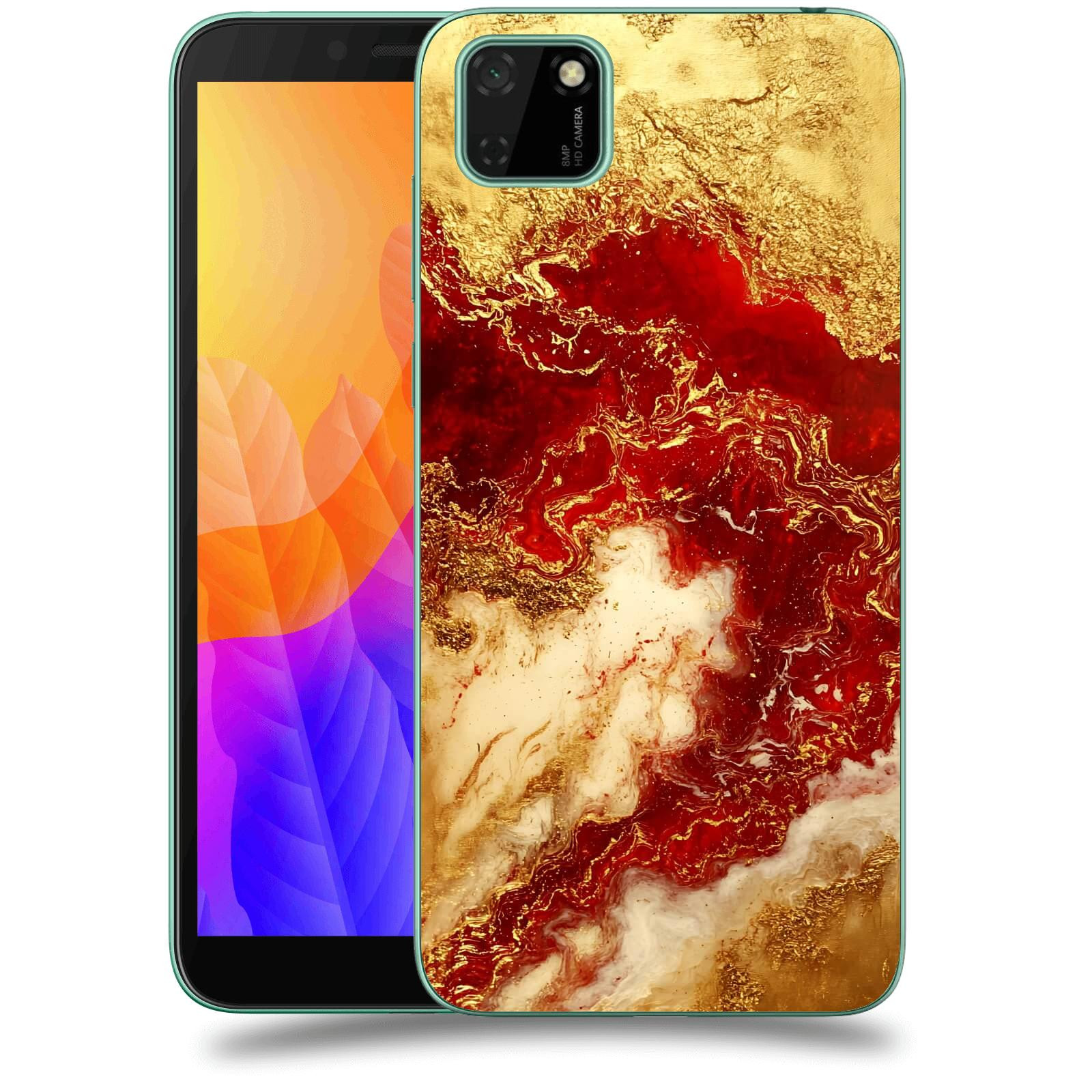 ACOVER Kryt na mobil Huawei Y5P - Golden Blood I