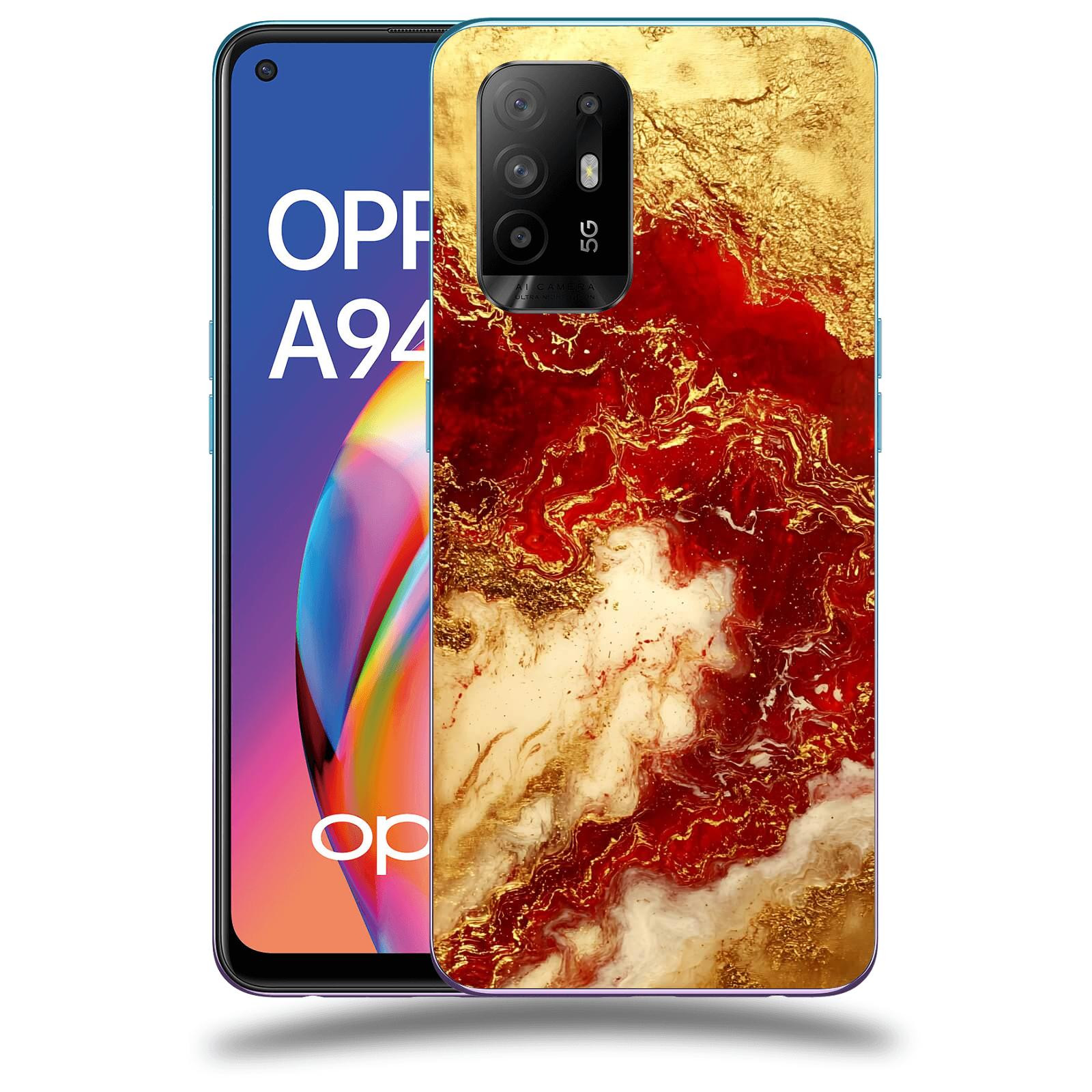 ACOVER Kryt na mobil OPPO A94 5G - Golden Blood I