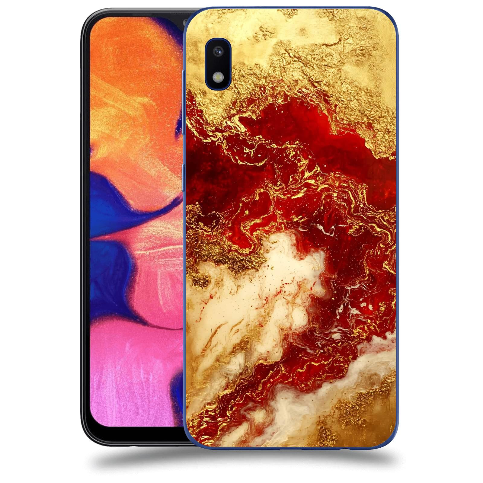 ACOVER Kryt na mobil Samsung Galaxy A10 A105F - Golden Blood I