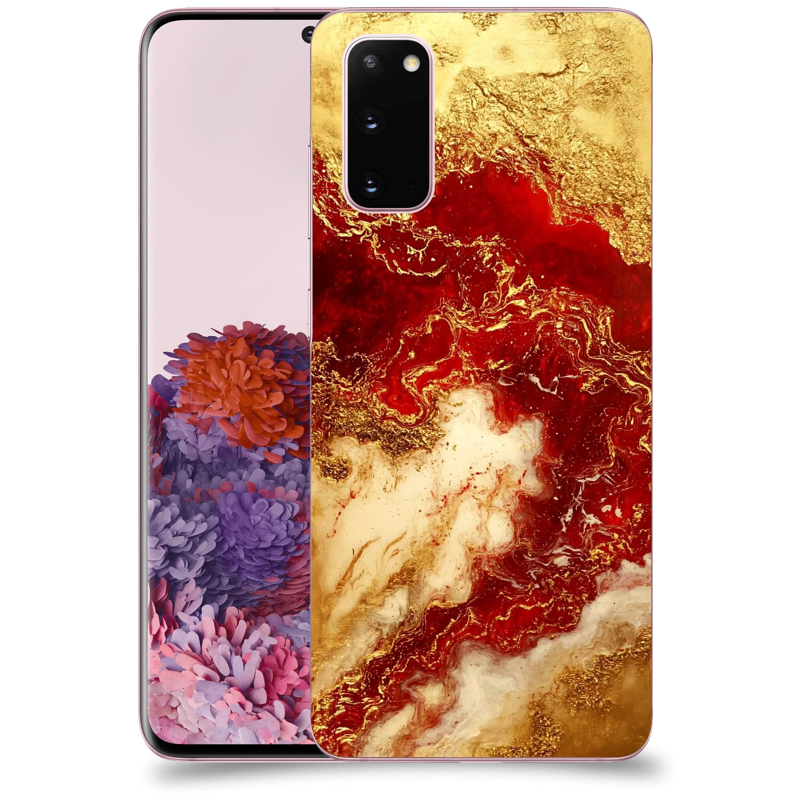 ACOVER Kryt na mobil Samsung Galaxy S20 G980F - Golden Blood I