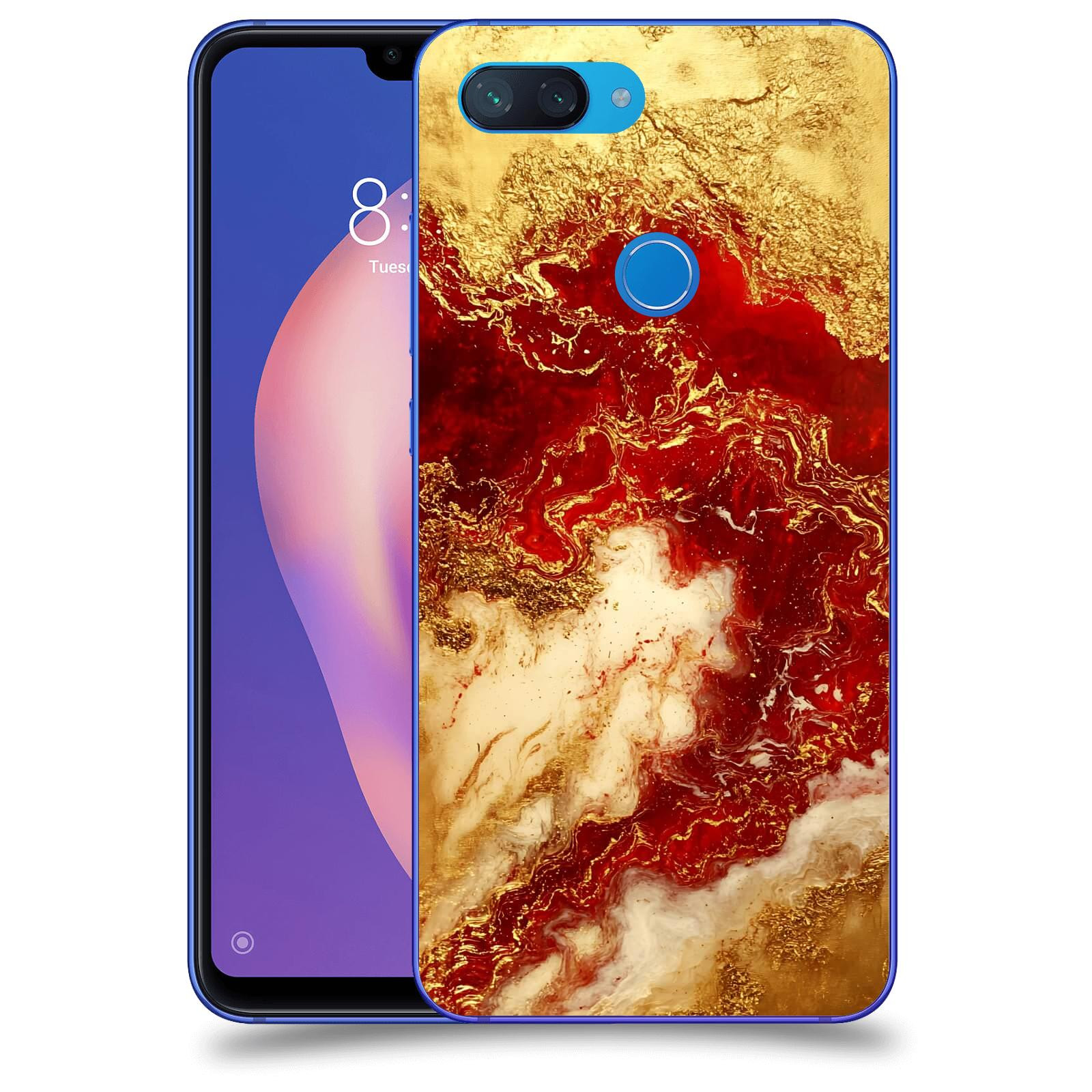 ACOVER Kryt na mobil Xiaomi Mi 8 Lite - Golden Blood I