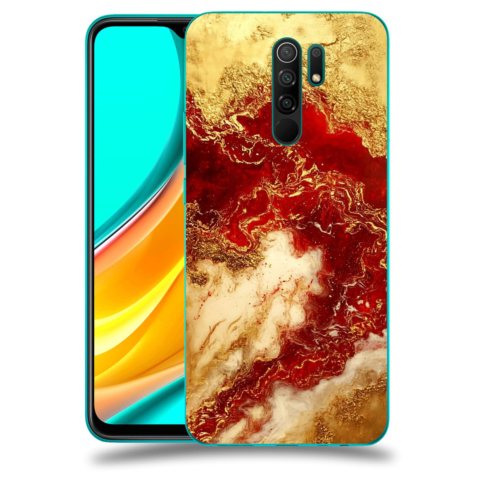 ACOVER Kryt na mobil Xiaomi Mi 9 - Golden Blood I