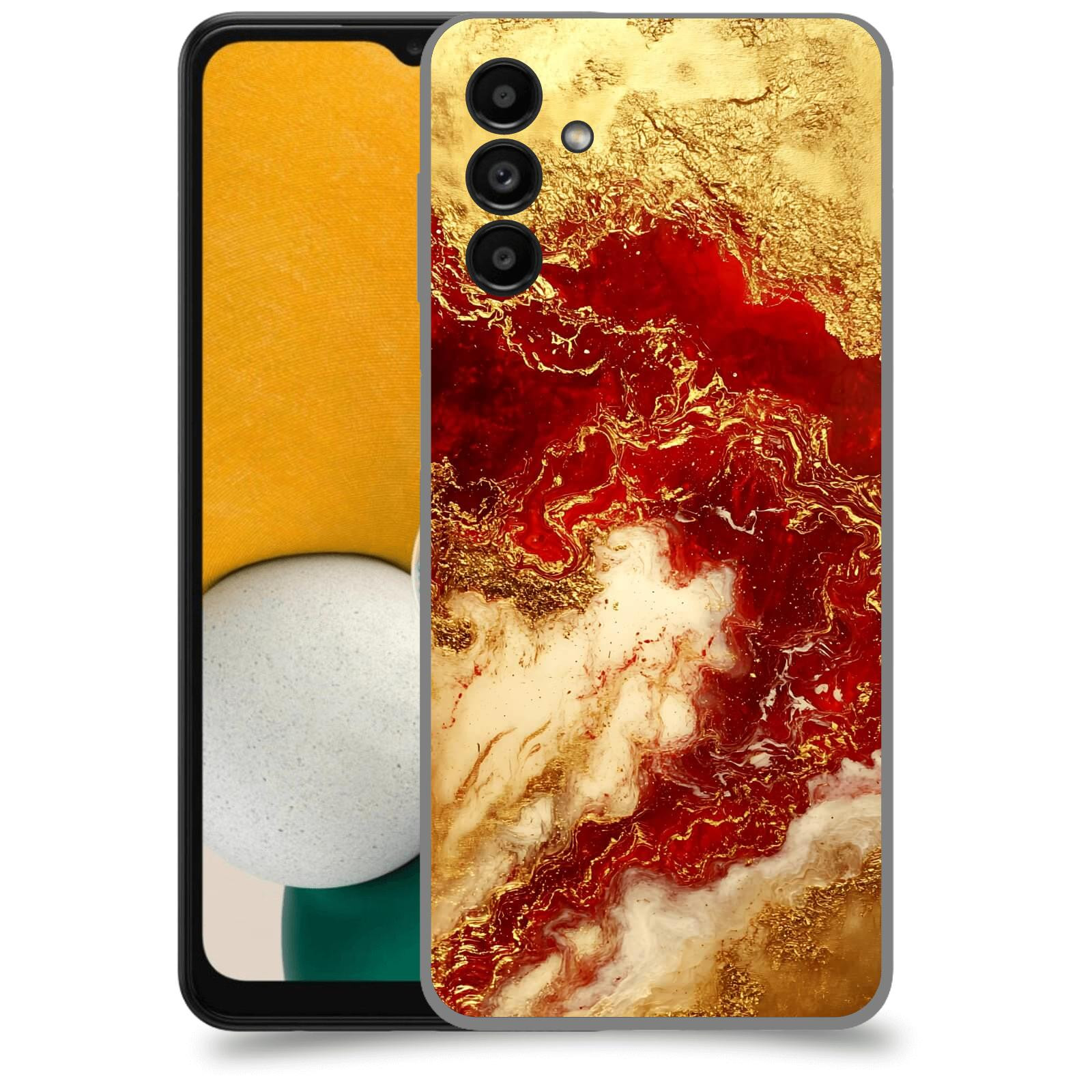 ACOVER Kryt na mobil Samsung Galaxy A13 5G A136B - Golden Blood I