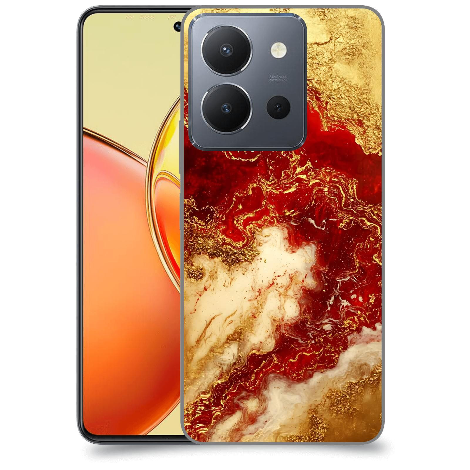 ACOVER Kryt na mobil Vivo Y36 - Golden Blood I