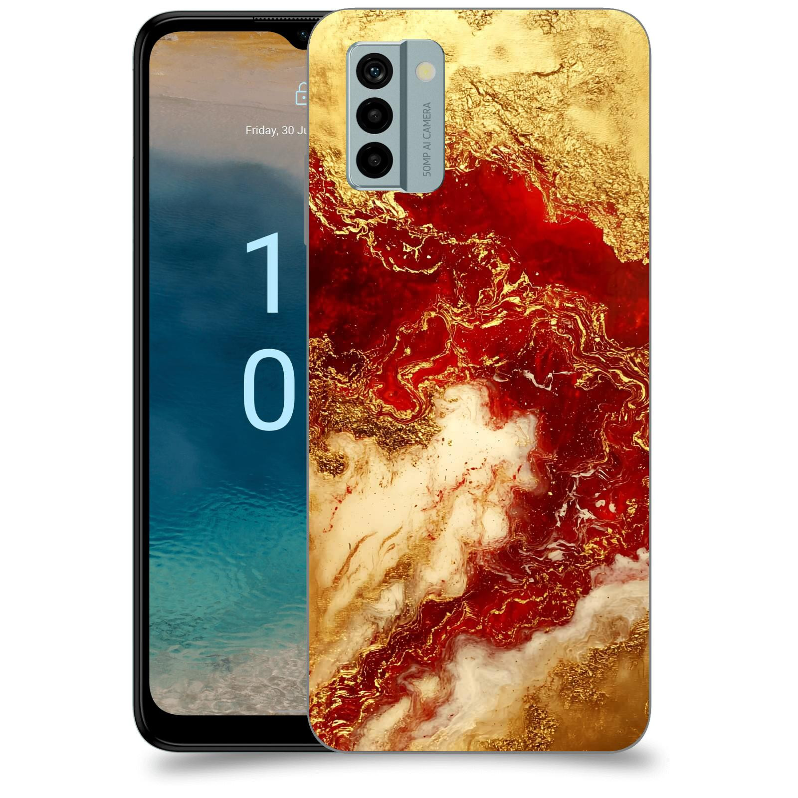 ACOVER Kryt na mobil Nokia G22 - Golden Blood I