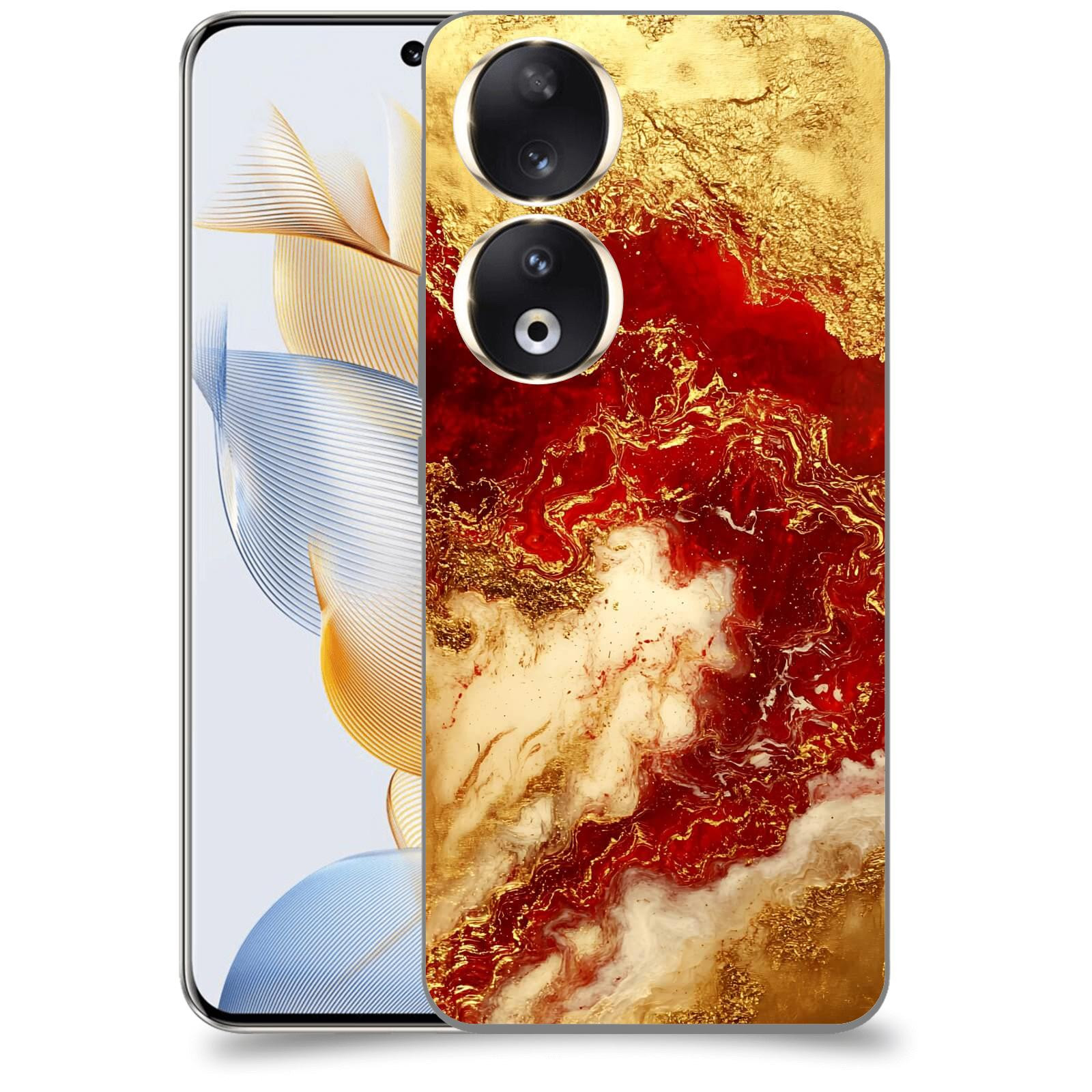 ACOVER Kryt na mobil Honor 90 - Golden Blood I