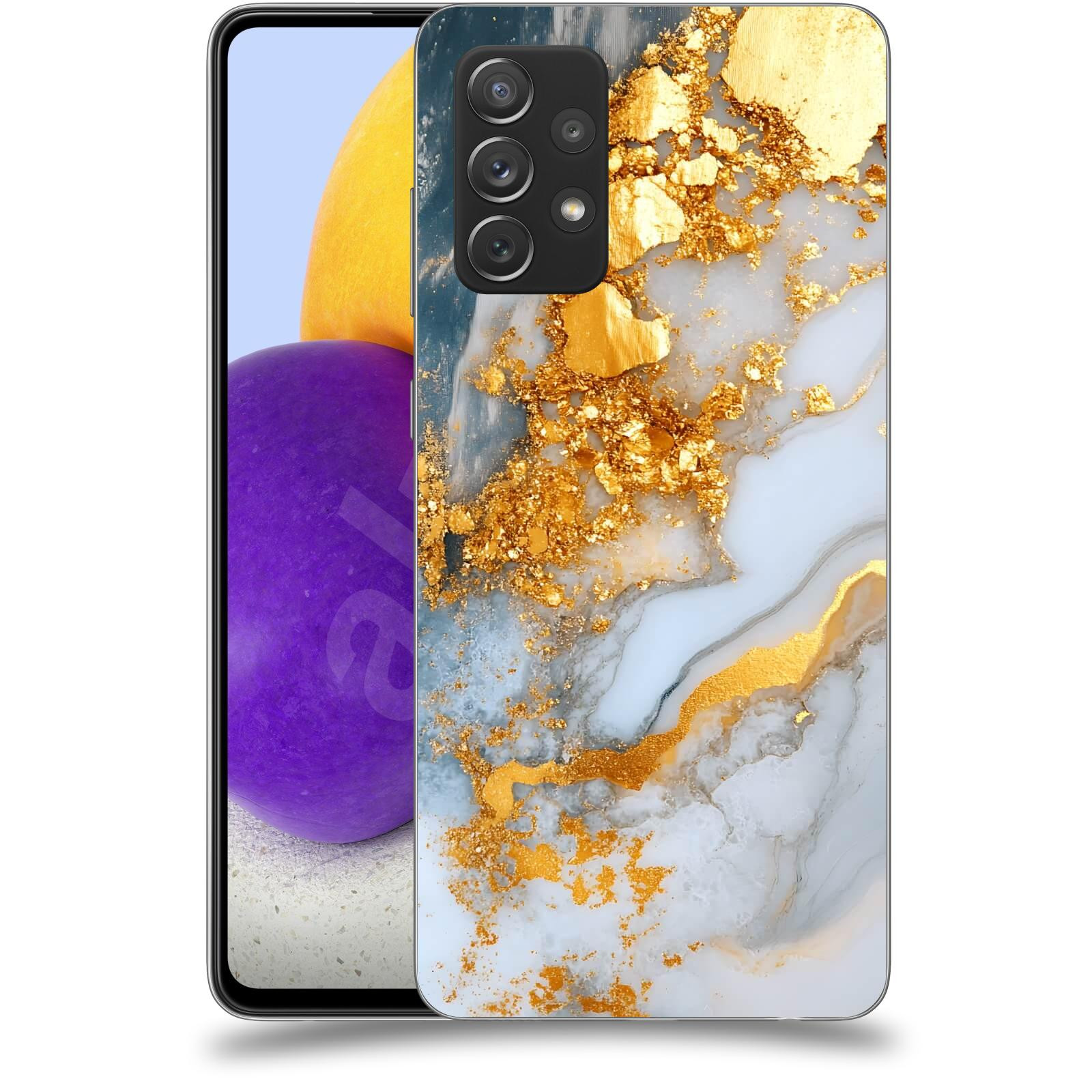 ACOVER Kryt na mobil Samsung Galaxy A72 A725F - Liquid Gold VII