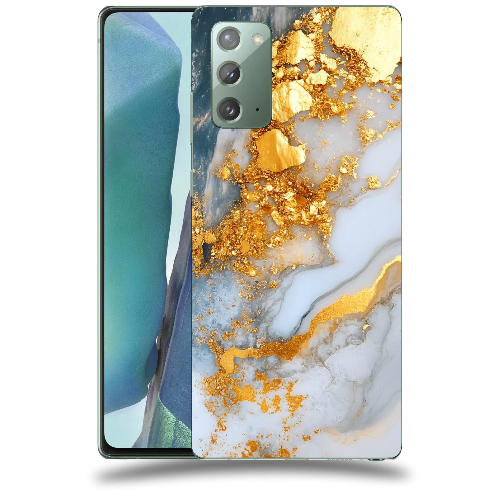 ACOVER Kryt na mobil Samsung Galaxy Note 20 - Liquid Gold VII