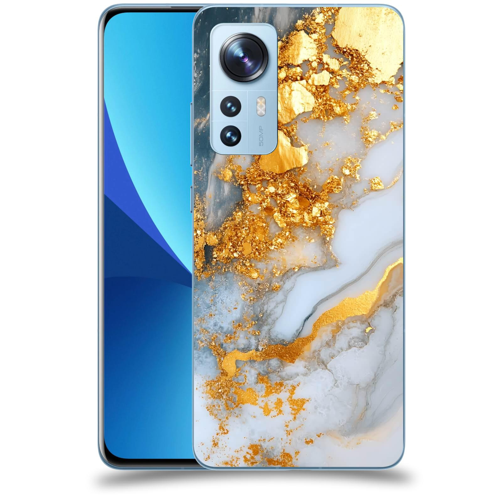 ACOVER Kryt na mobil Xiaomi 12X - Liquid Gold VII