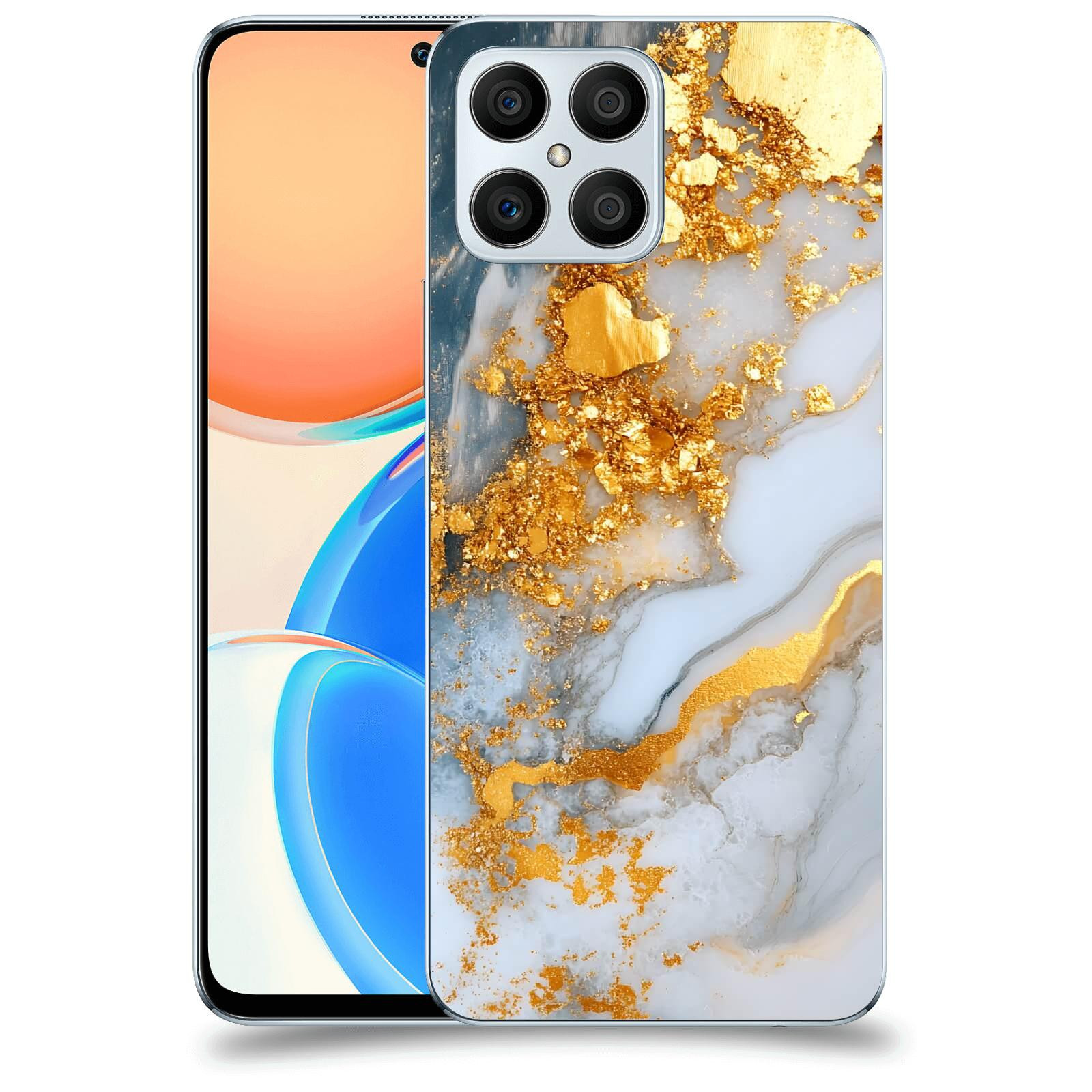 ACOVER Kryt na mobil Honor X8 5G - Liquid Gold VII