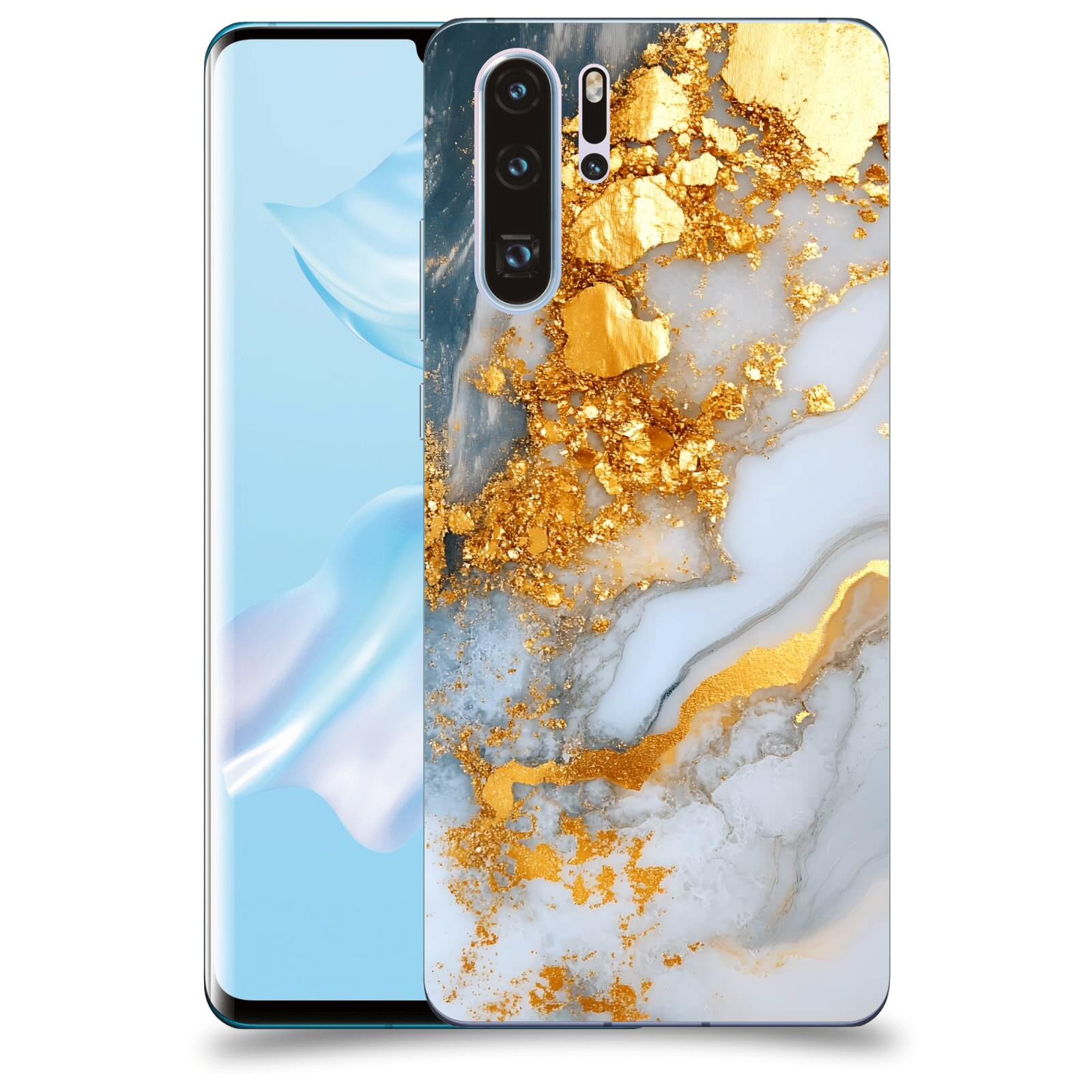 ACOVER Kryt na mobil Huawei P30 - Liquid Gold VII