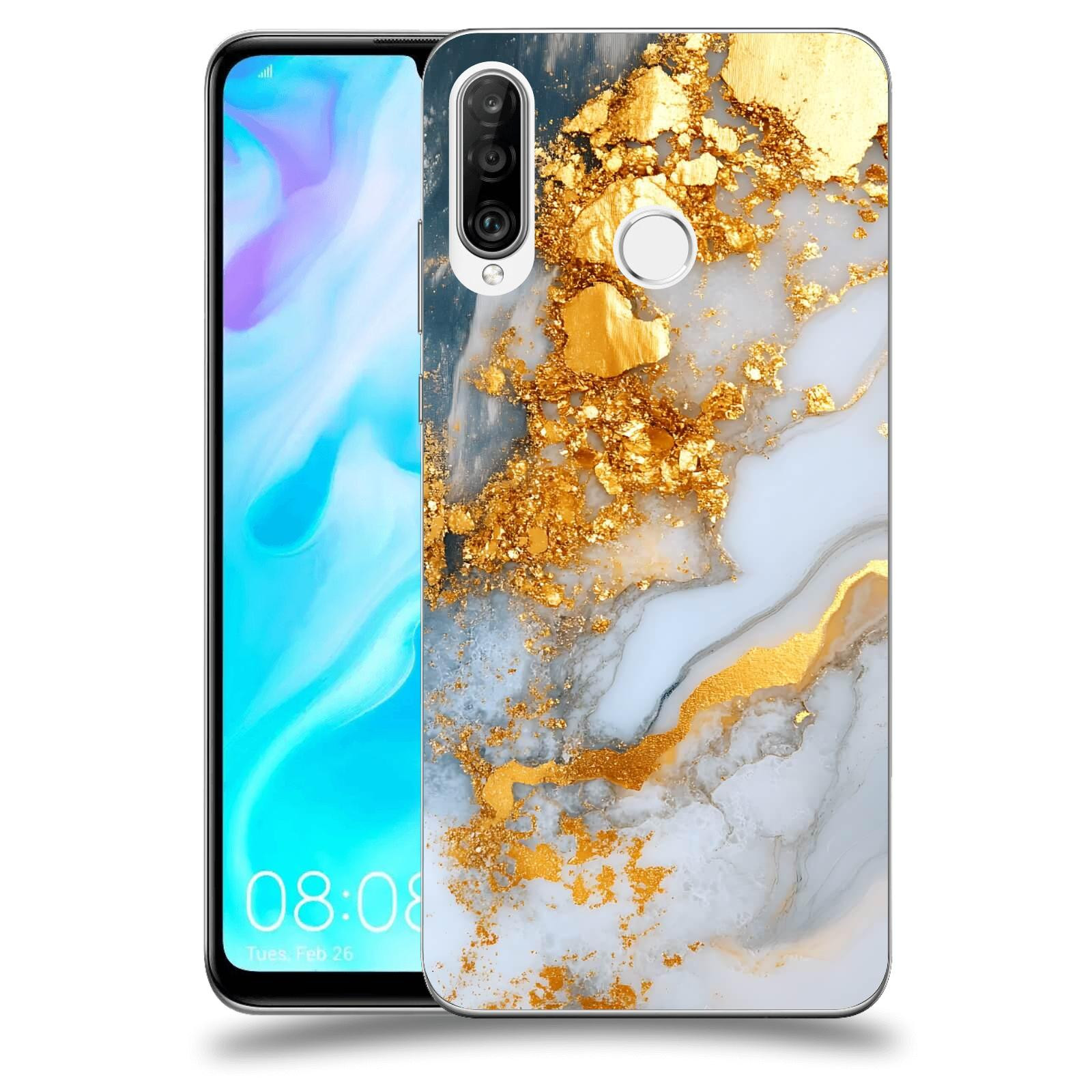 ACOVER Kryt na mobil Huawei P30 Lite - Liquid Gold VII