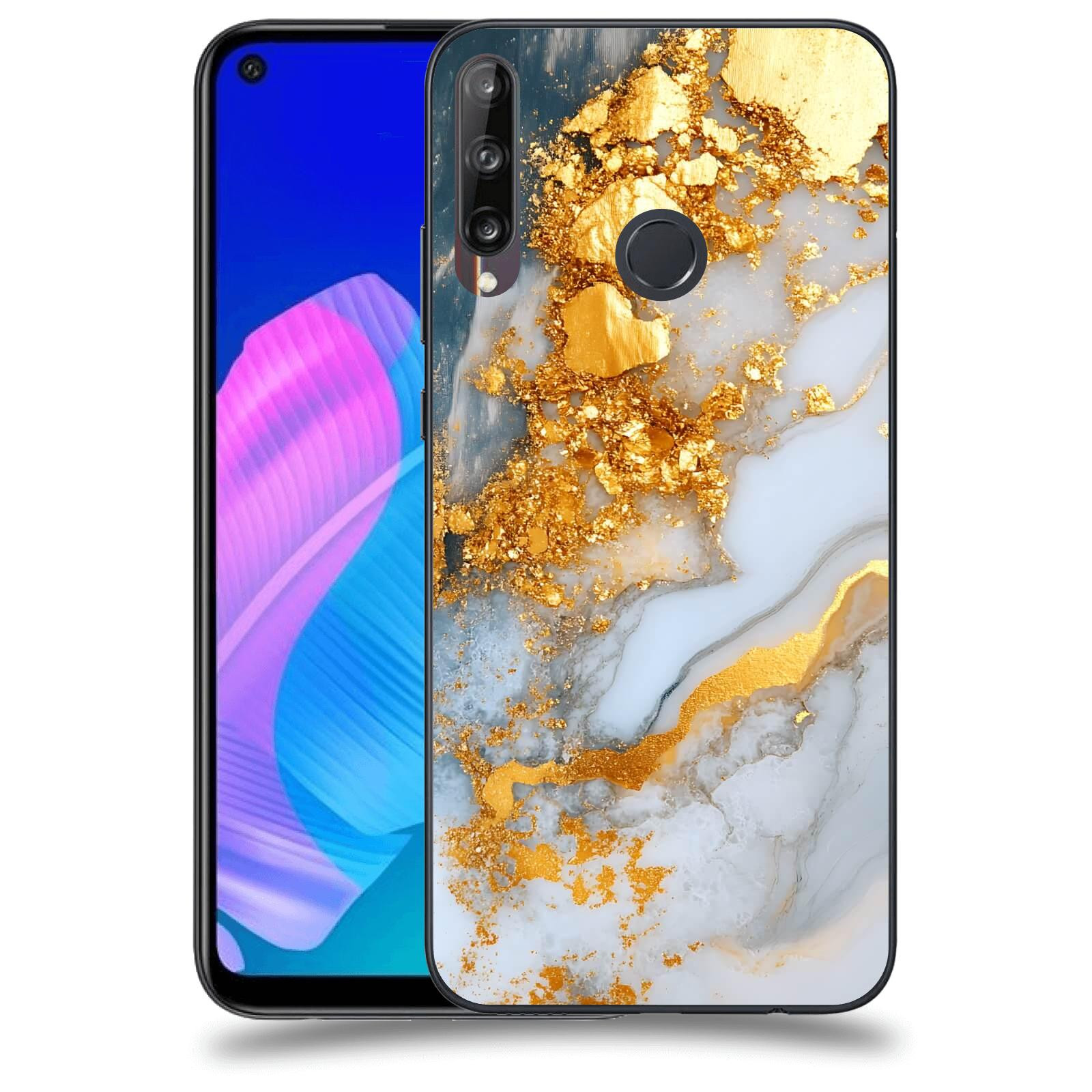 ACOVER Kryt na mobil Huawei P40 Lite E - Liquid Gold VII