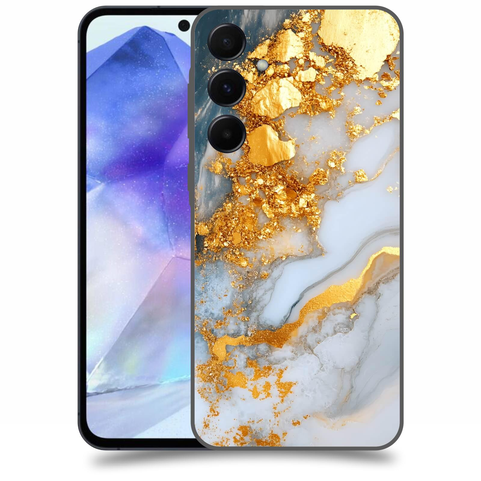 ACOVER Kryt na mobil Samsung Galaxy A55 5G - Liquid Gold VII