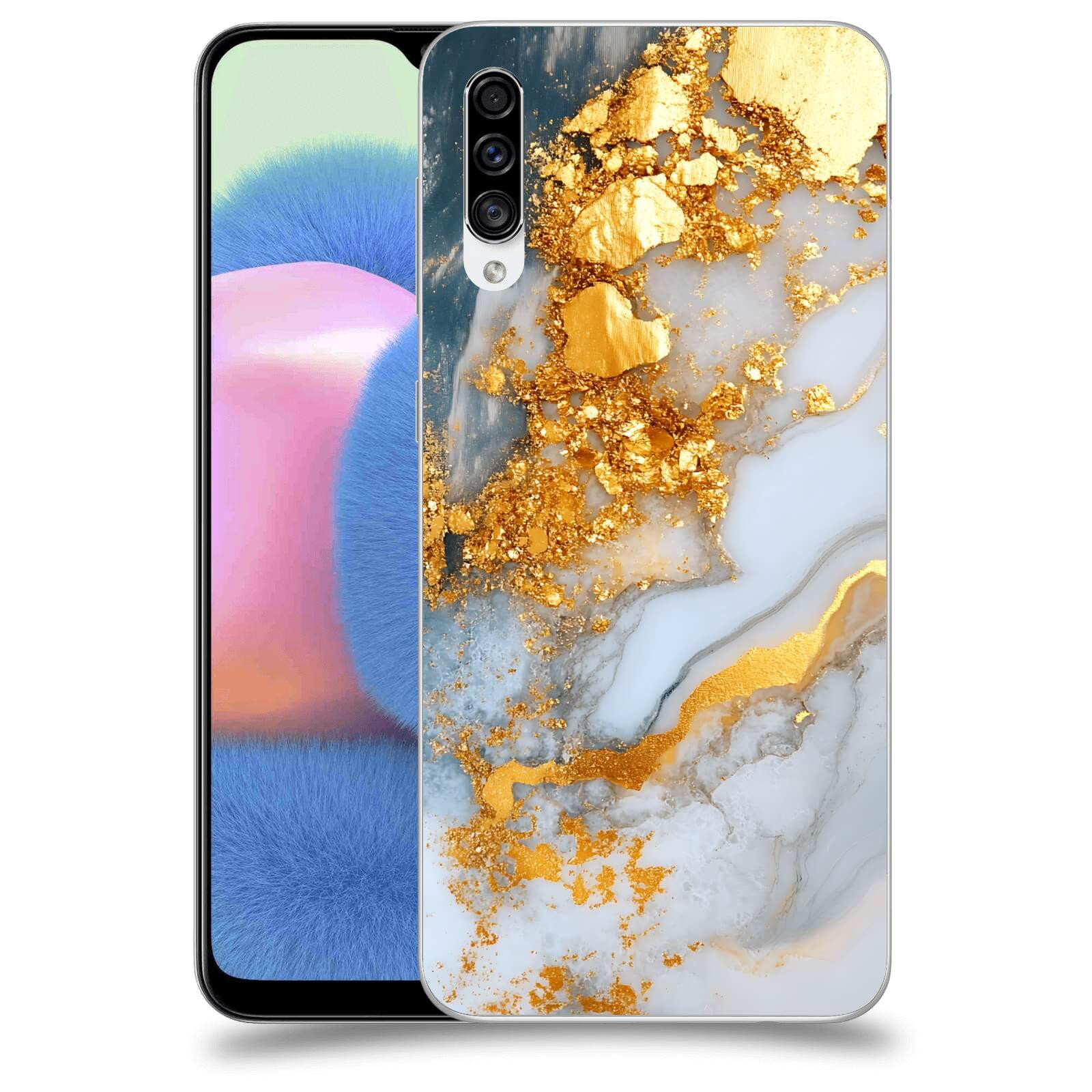 ACOVER Kryt na mobil Samsung Galaxy A30s A307F - Liquid Gold VII