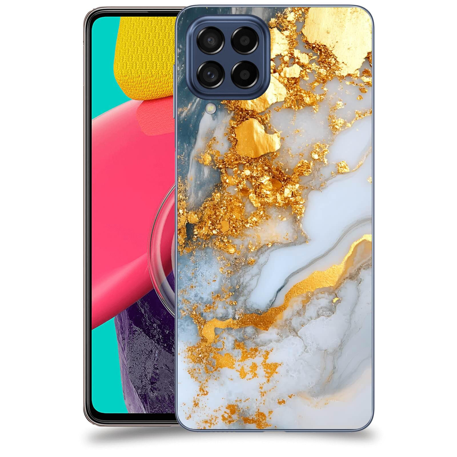 ACOVER Kryt na mobil Samsung Galaxy M53 5G - Liquid Gold VII