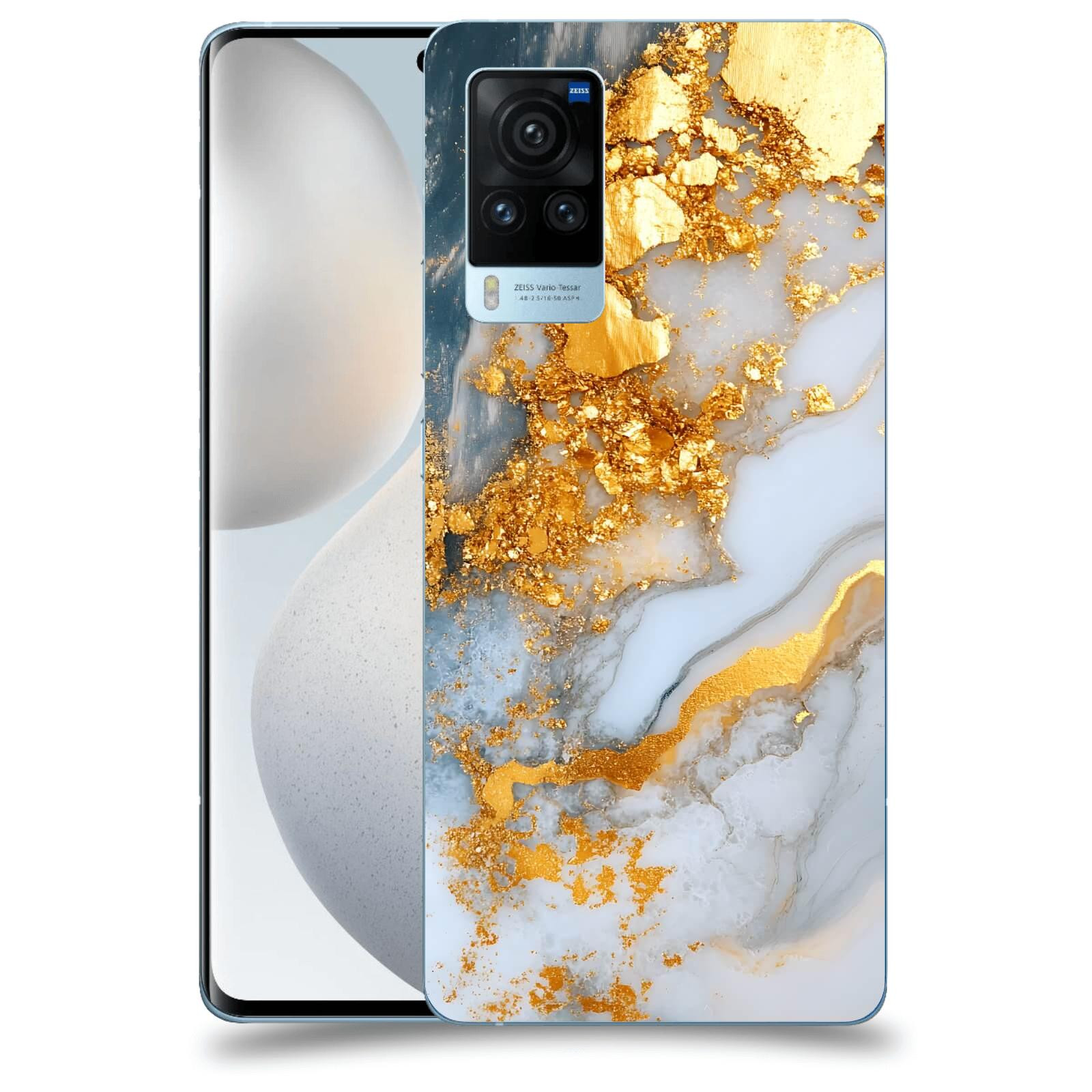 ACOVER Kryt na mobil Vivo X60 Pro 5G - Liquid Gold VII