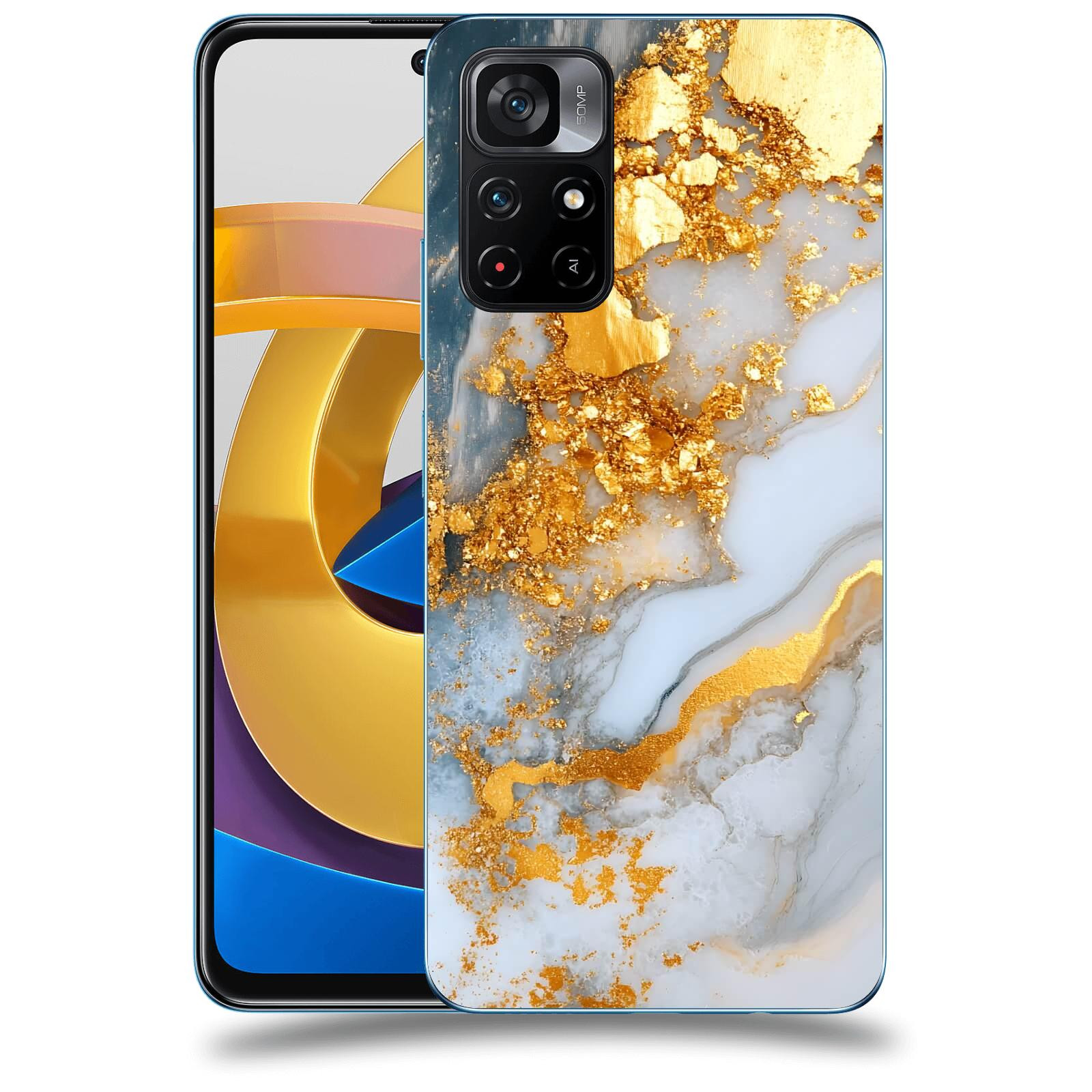ACOVER Kryt na mobil Xiaomi Poco M4 Pro - Liquid Gold VII