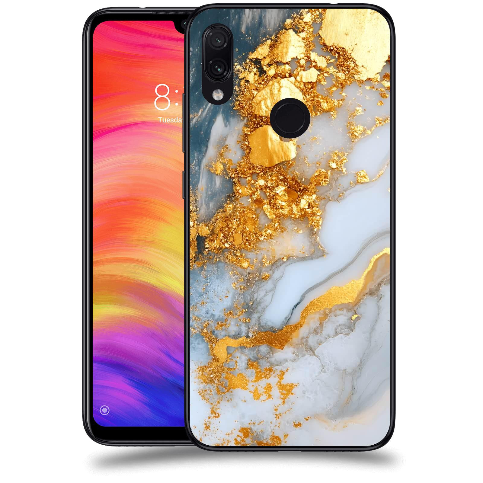 ACOVER Kryt na mobil Xiaomi Redmi Note 7 - Liquid Gold VII