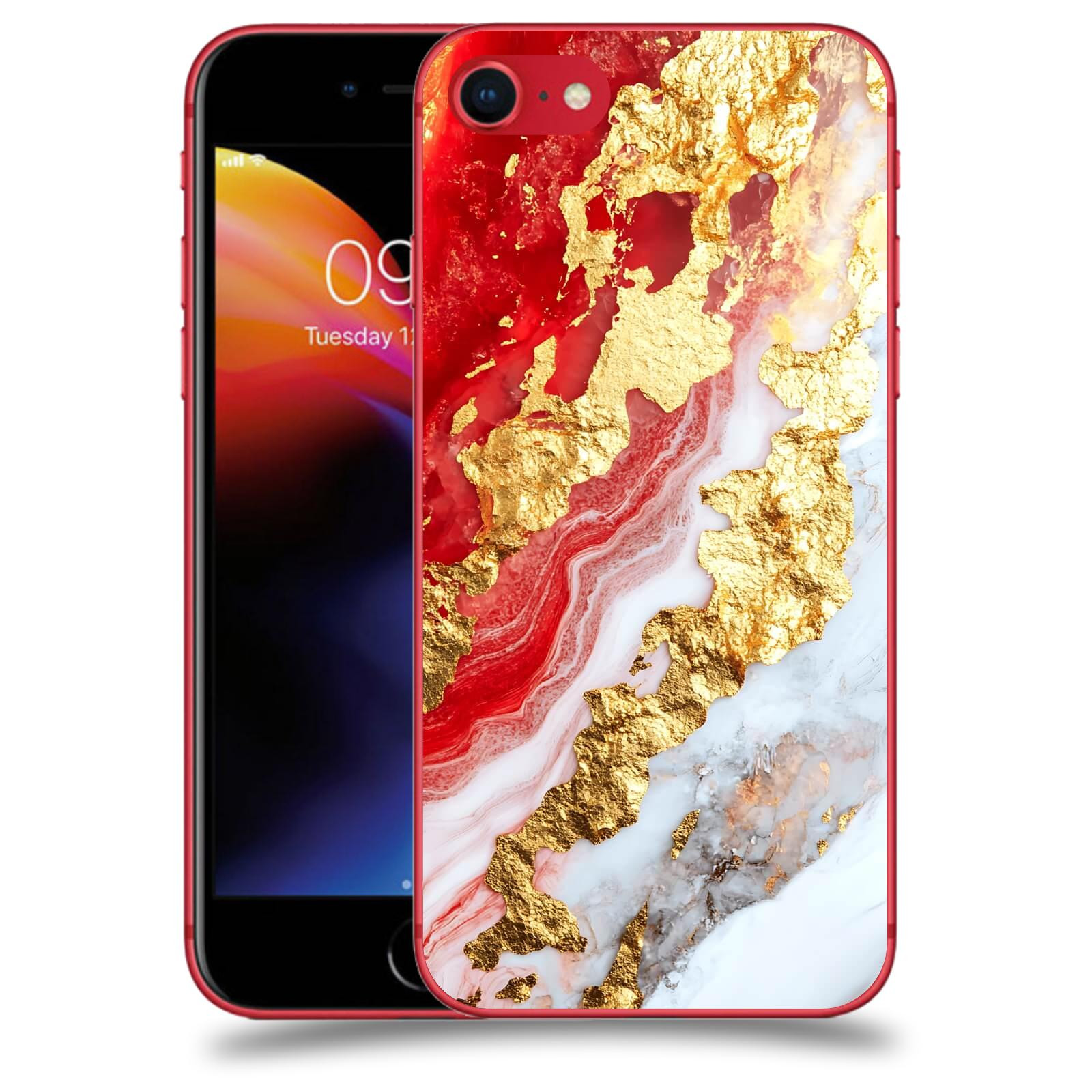 ACOVER Kryt na mobil Apple iPhone 8 - Golden Blood II