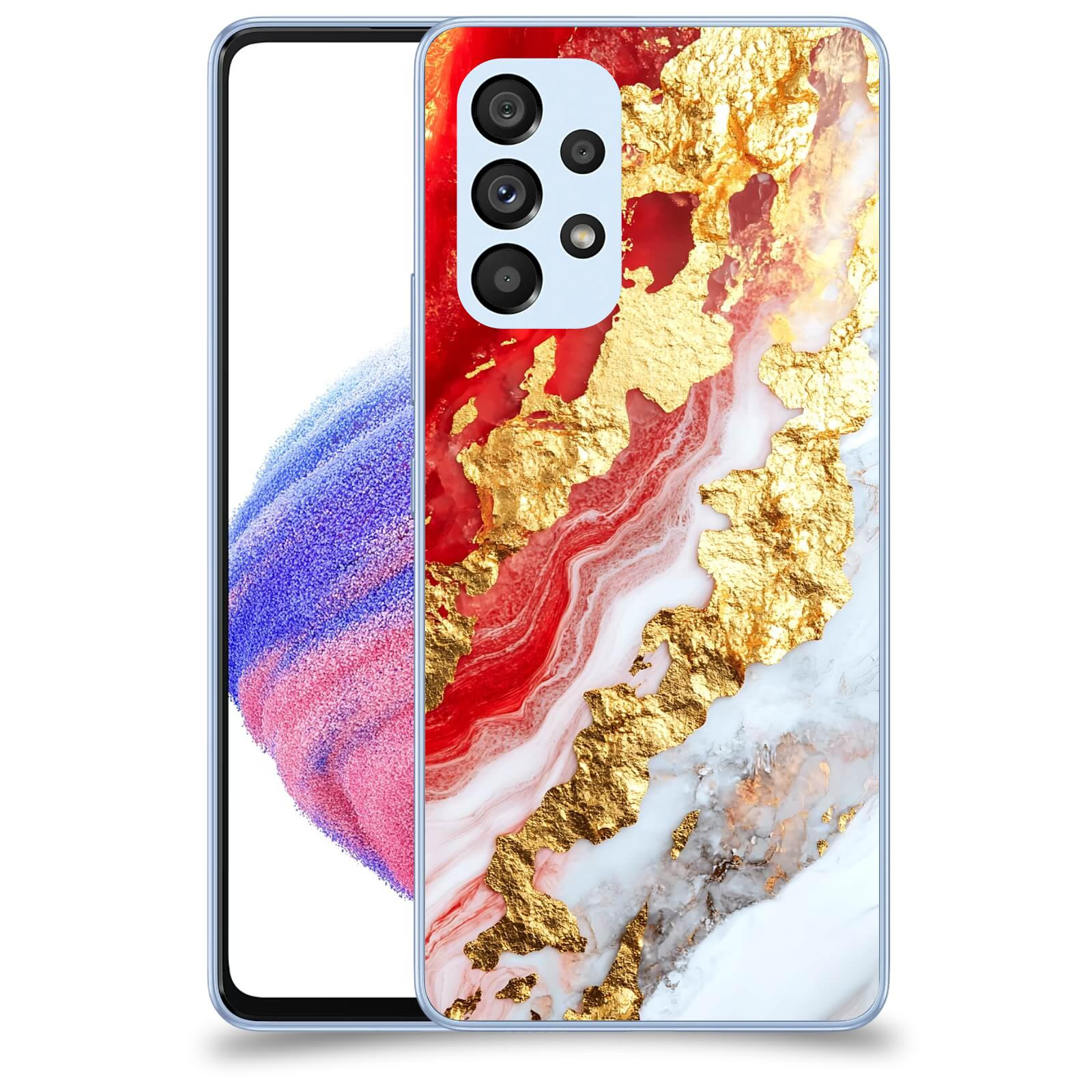 ACOVER Kryt na mobil Samsung Galaxy A32 5G A326B - Golden Blood II