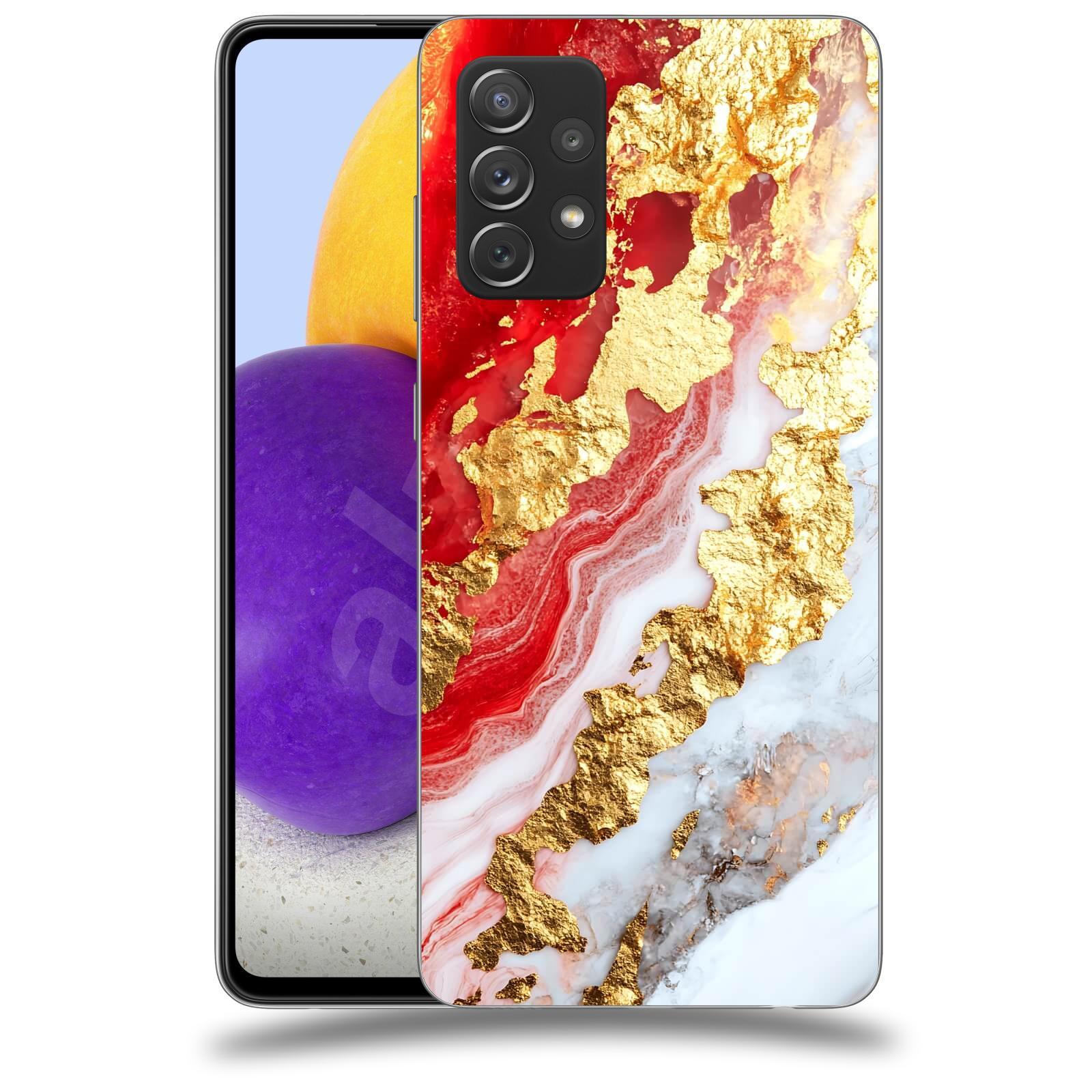 ACOVER Kryt na mobil Samsung Galaxy A73 5G - Golden Blood II