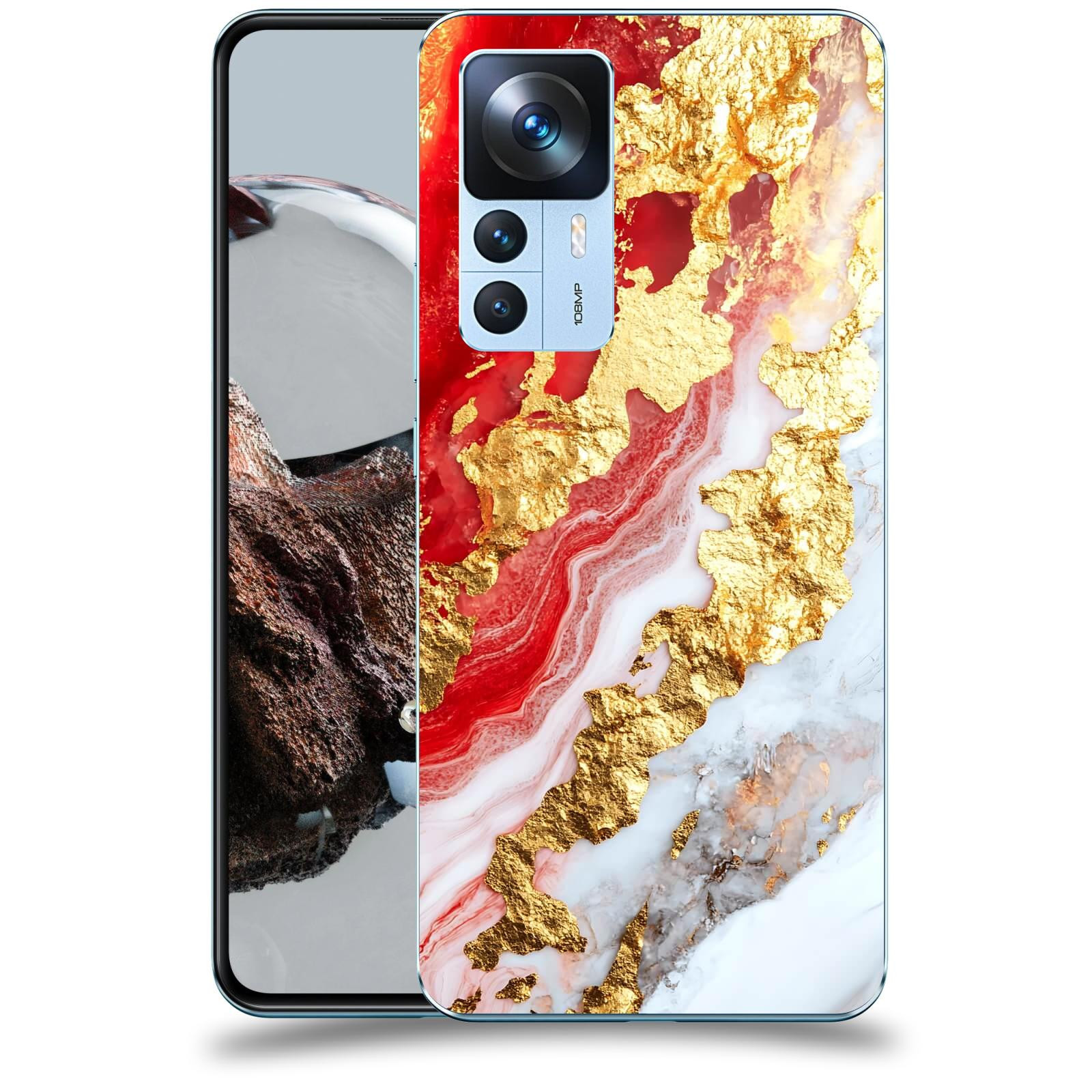 ACOVER Kryt na mobil Xiaomi 12T - Golden Blood II