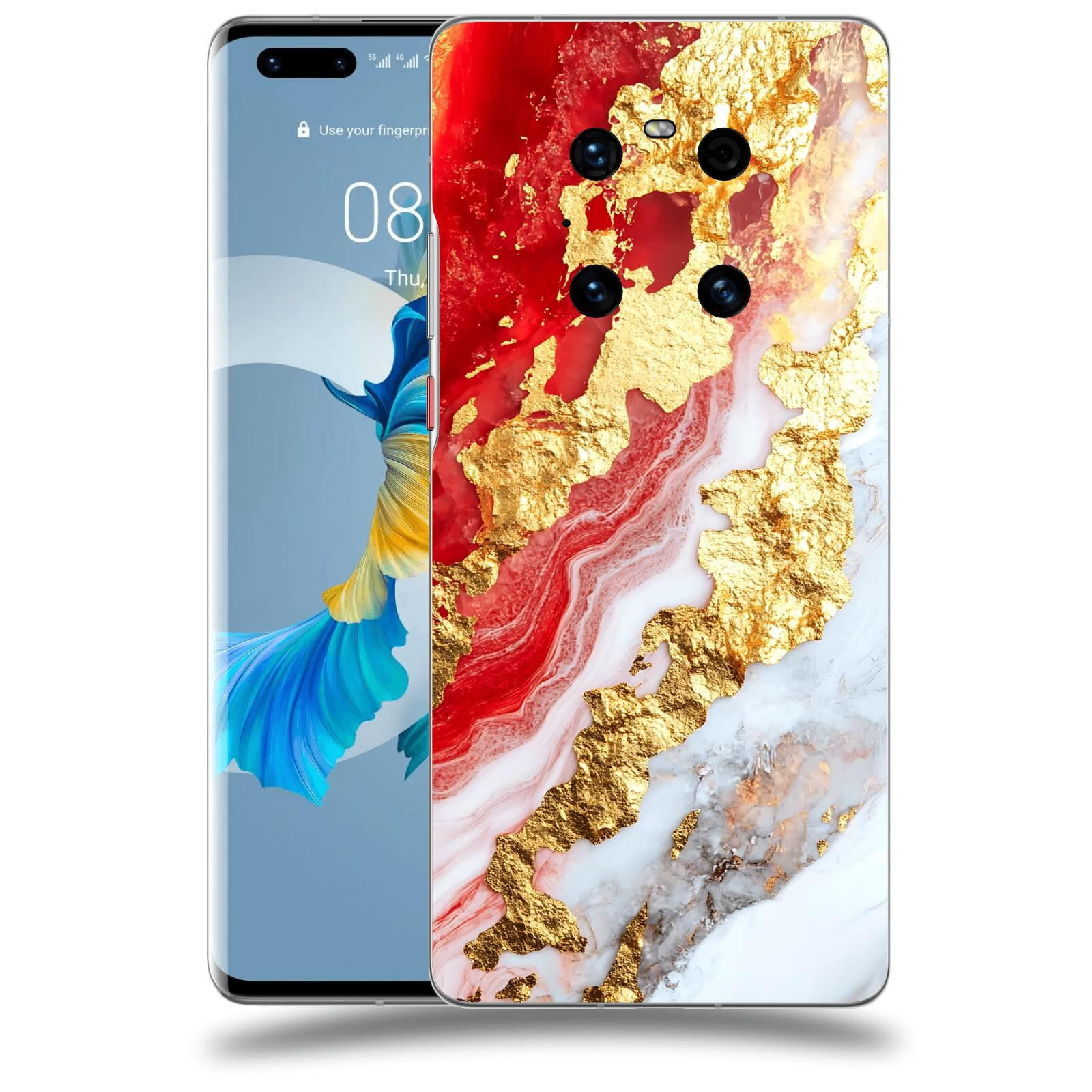 ACOVER Kryt na mobil Huawei Mate 40 Pro - Golden Blood II