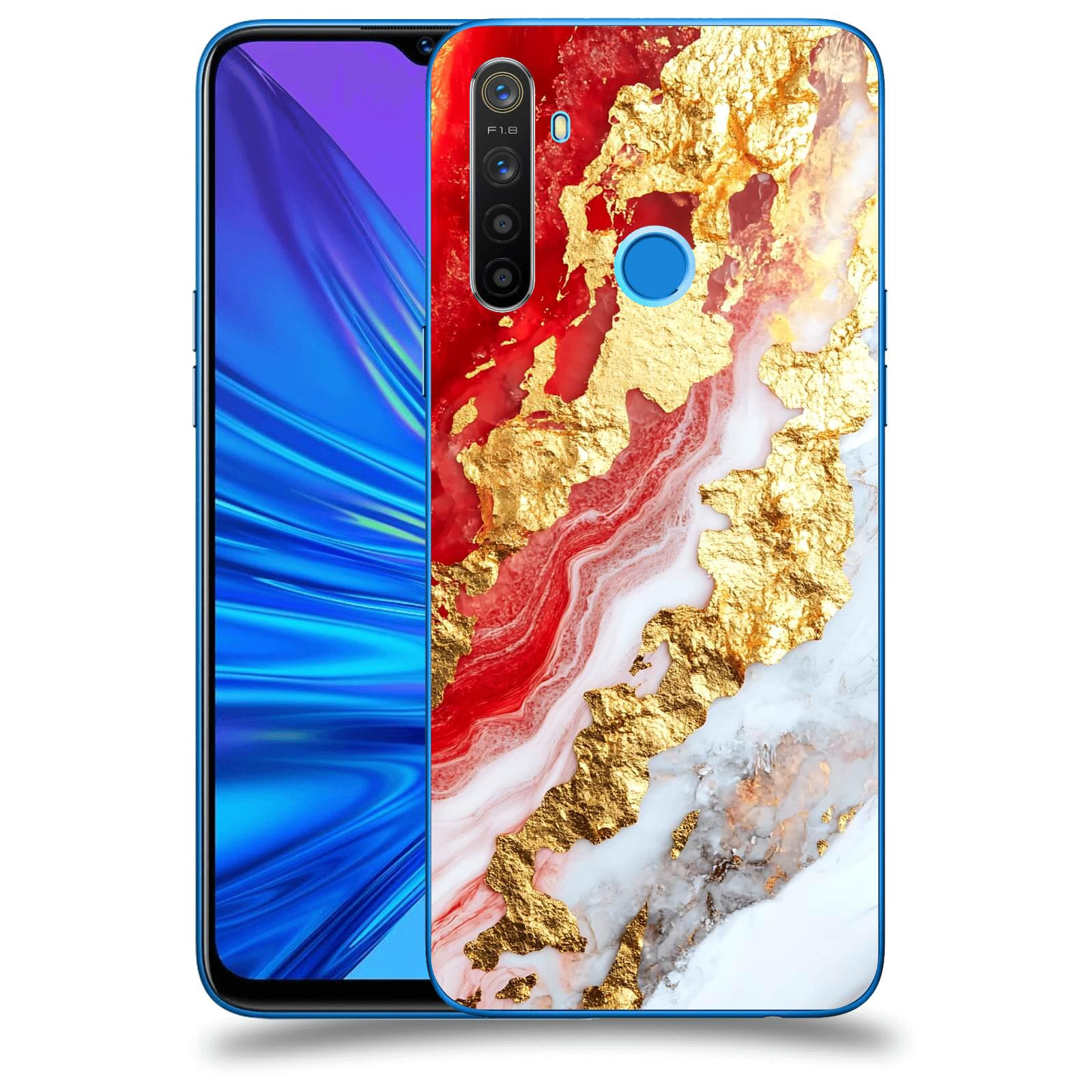 ACOVER Kryt na mobil Realme 5 - Golden Blood II