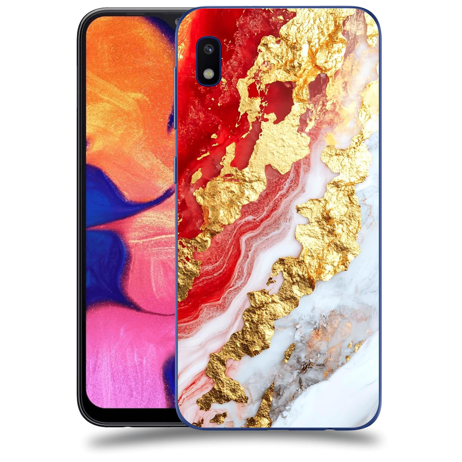 ACOVER Kryt na mobil Samsung Galaxy A10 A105F - Golden Blood II
